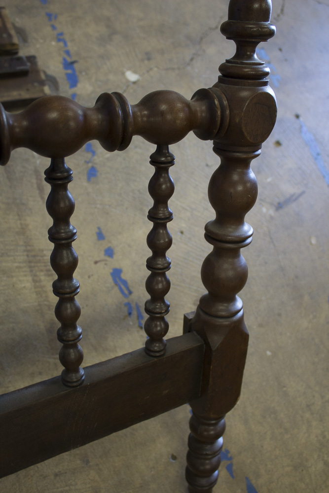Antique Spindle Twin Bed Frame