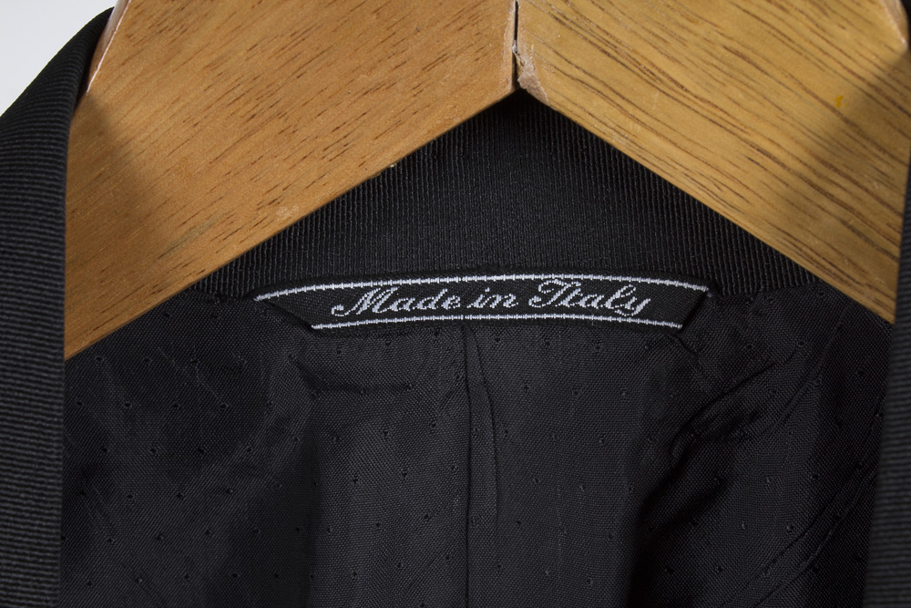 Pair of Men's Tuxedo Detail Suits