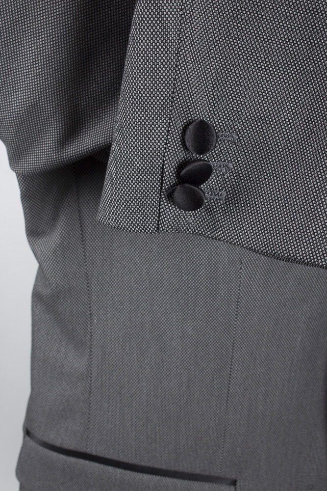 Pair of Men's Tuxedo Detail Suits