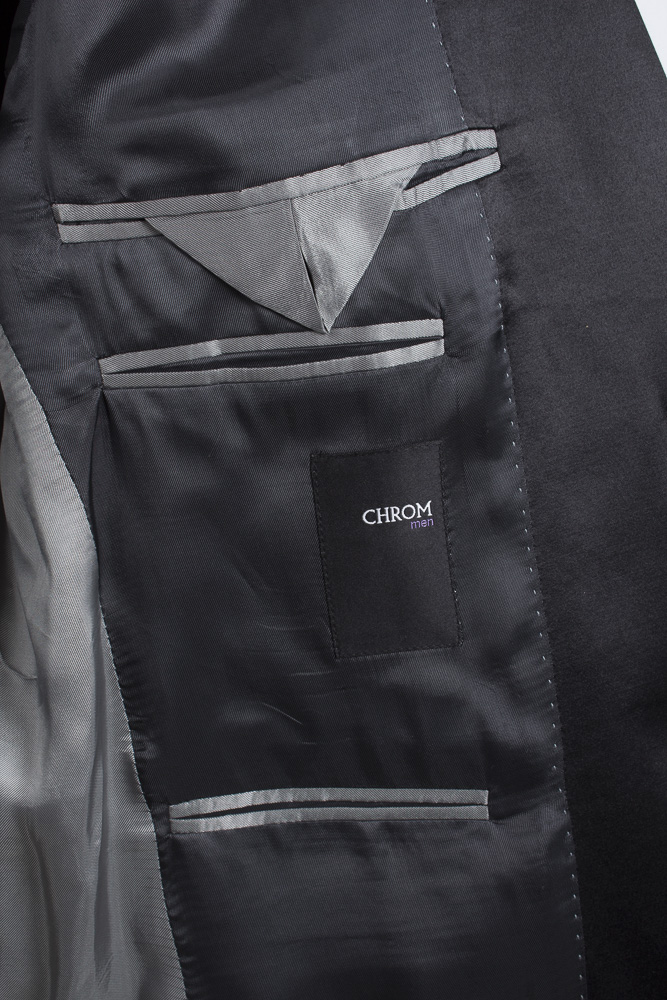 Pair of Men's Tuxedo Detail Suits