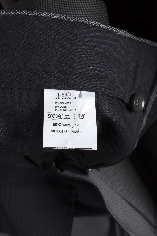 Pair of Men's Tuxedo Detail Suits