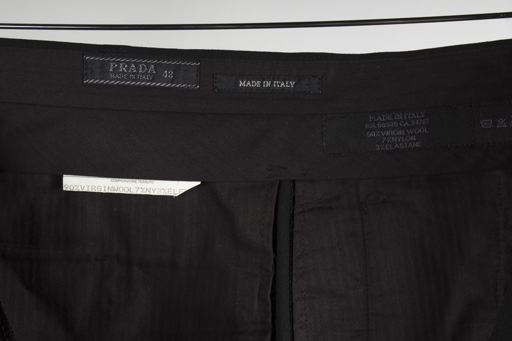Men's Prada Black Suit