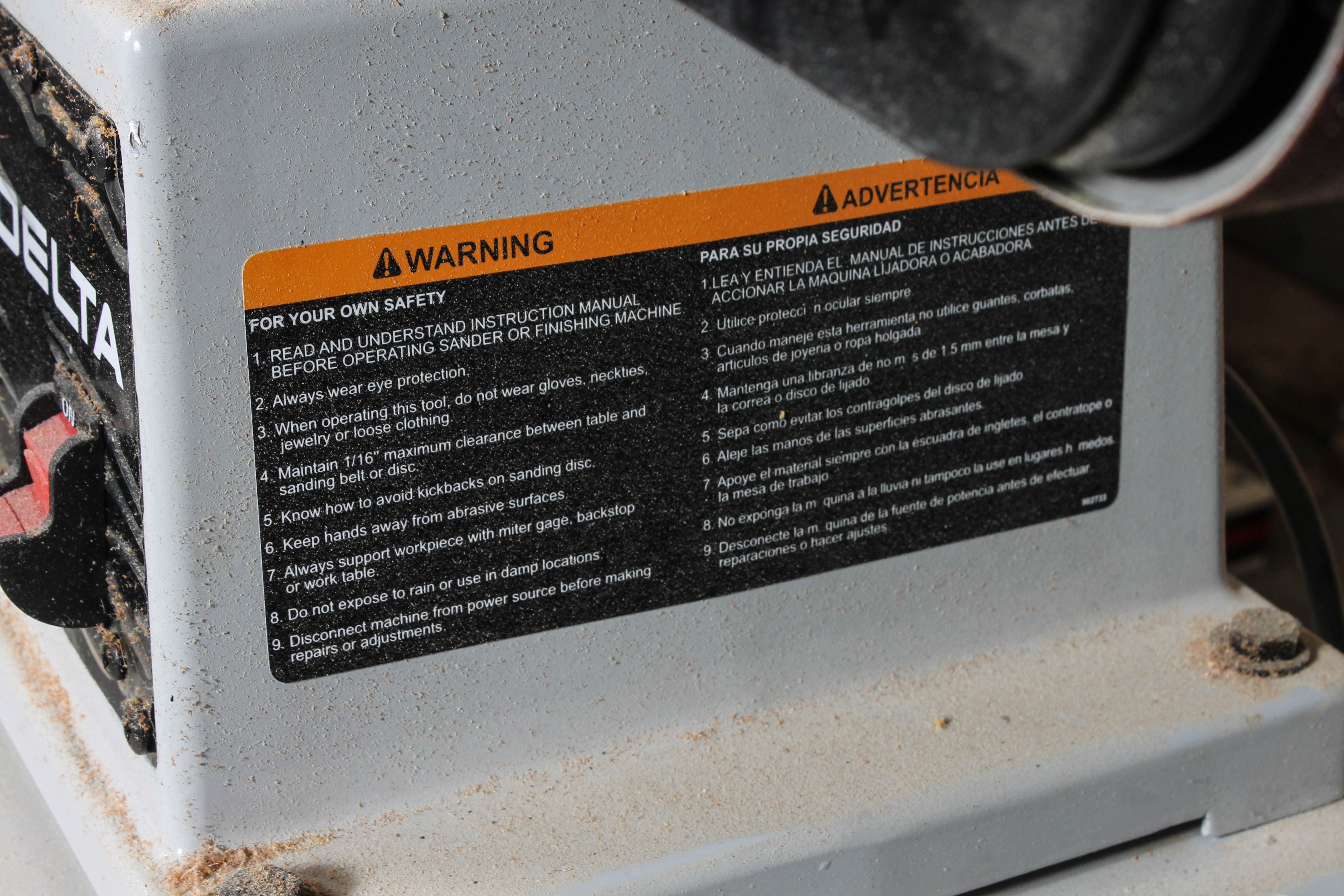 Delta Sanding Table with Stand