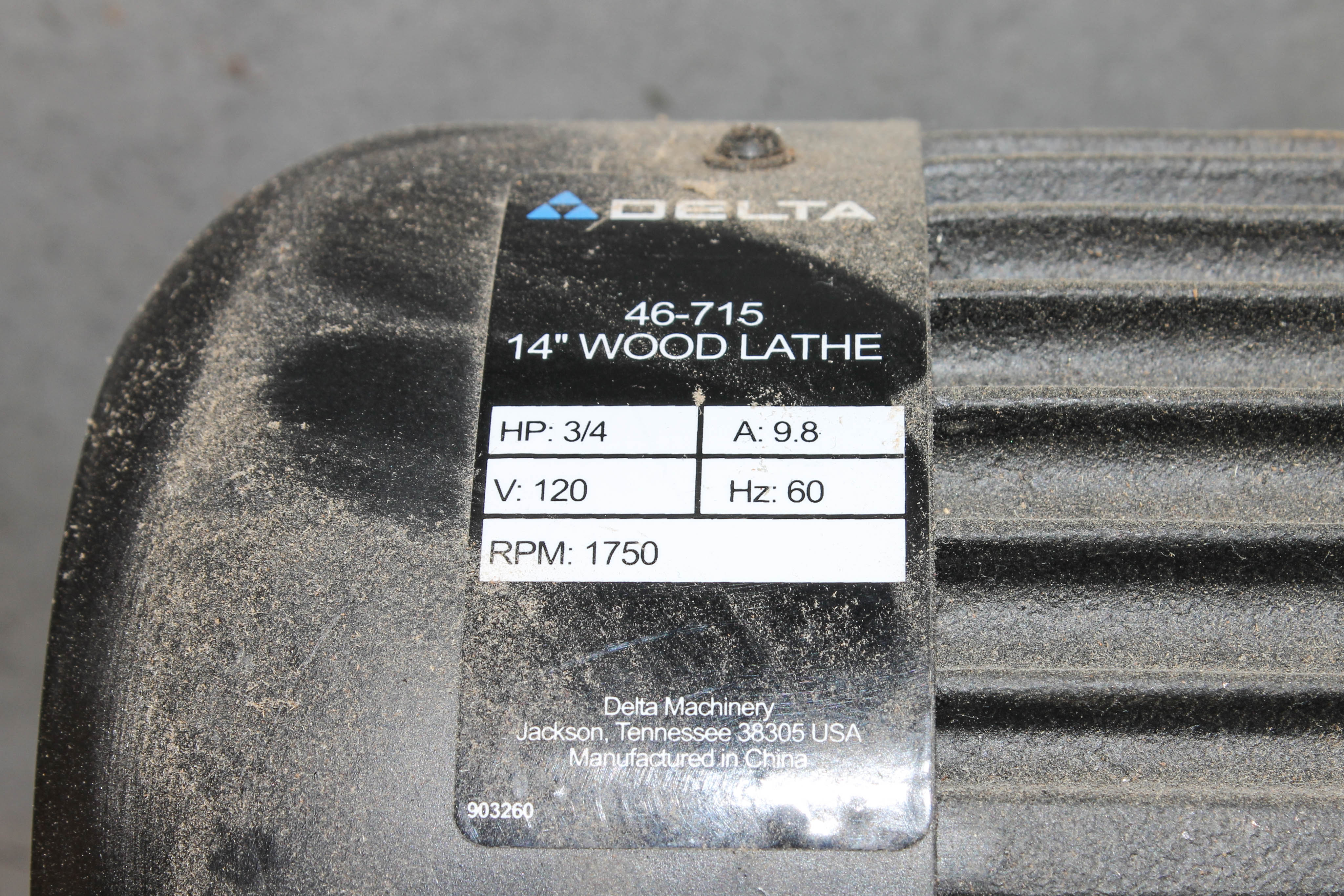 Delta 14'' Iron Bed1440 Woodworking Lathe
