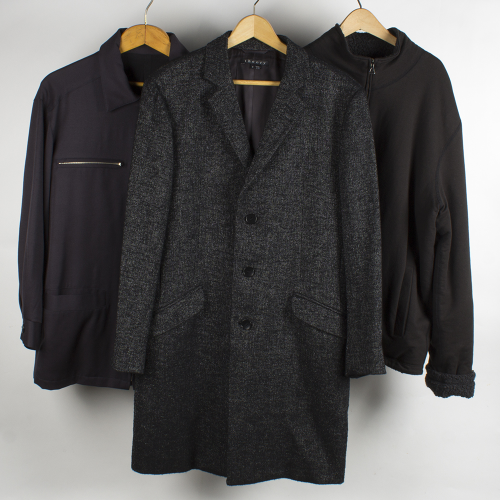 Three Pieces of Men's Outerwear Including James Perse and Barney's NYC
