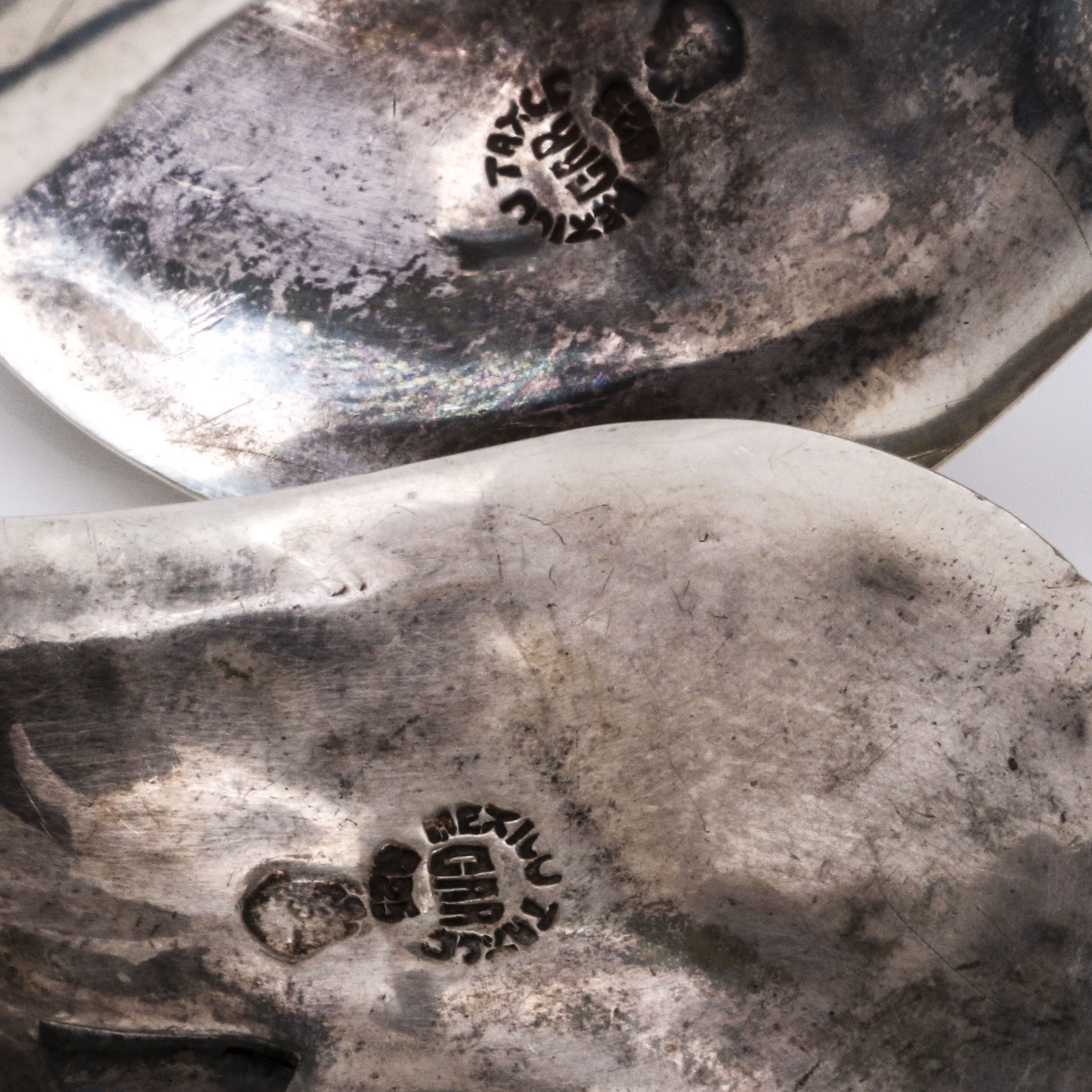 Taxco Mexico Sterling Silver Clamper Bracelet