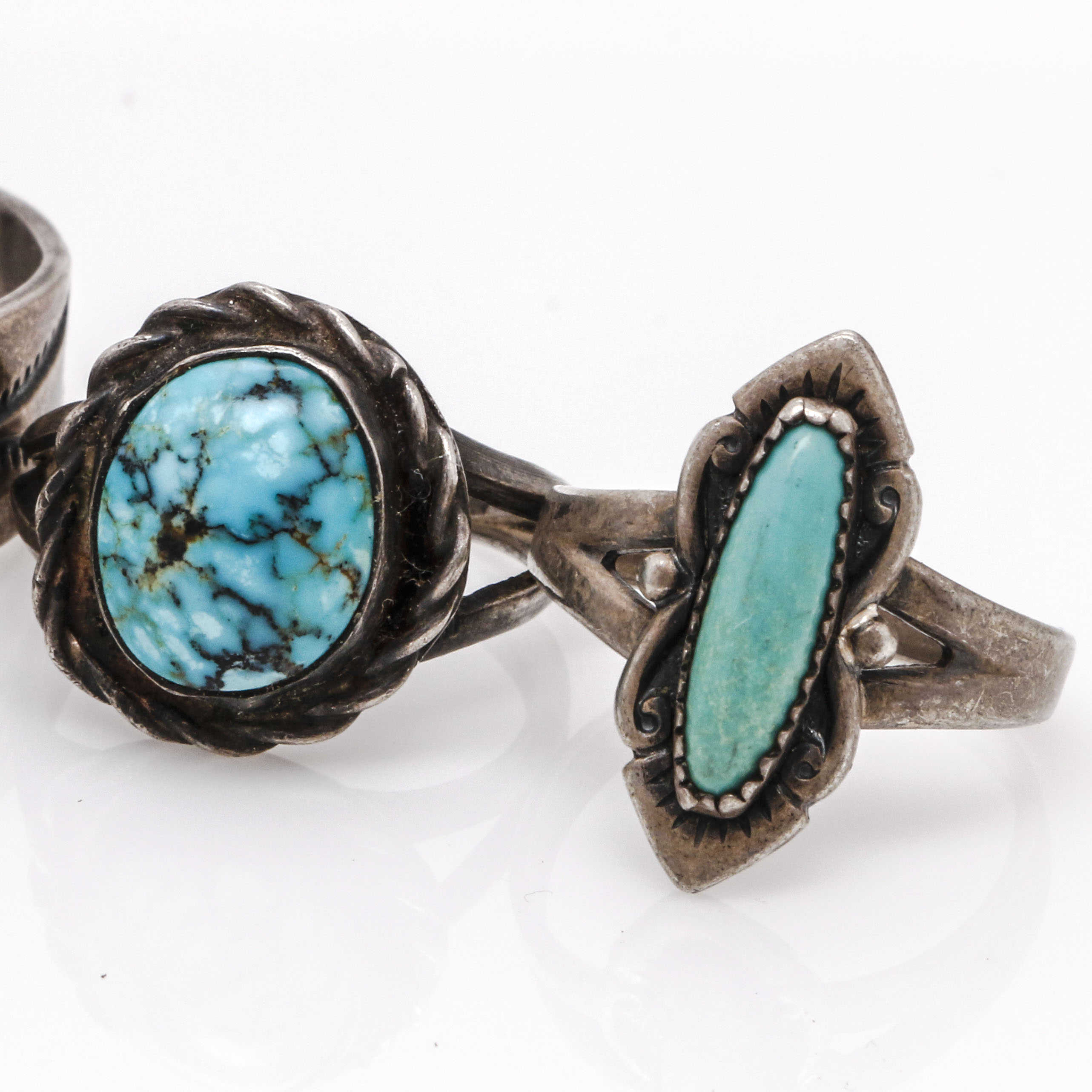 Native American Style Turquoise and Sterling Silver Jewelry