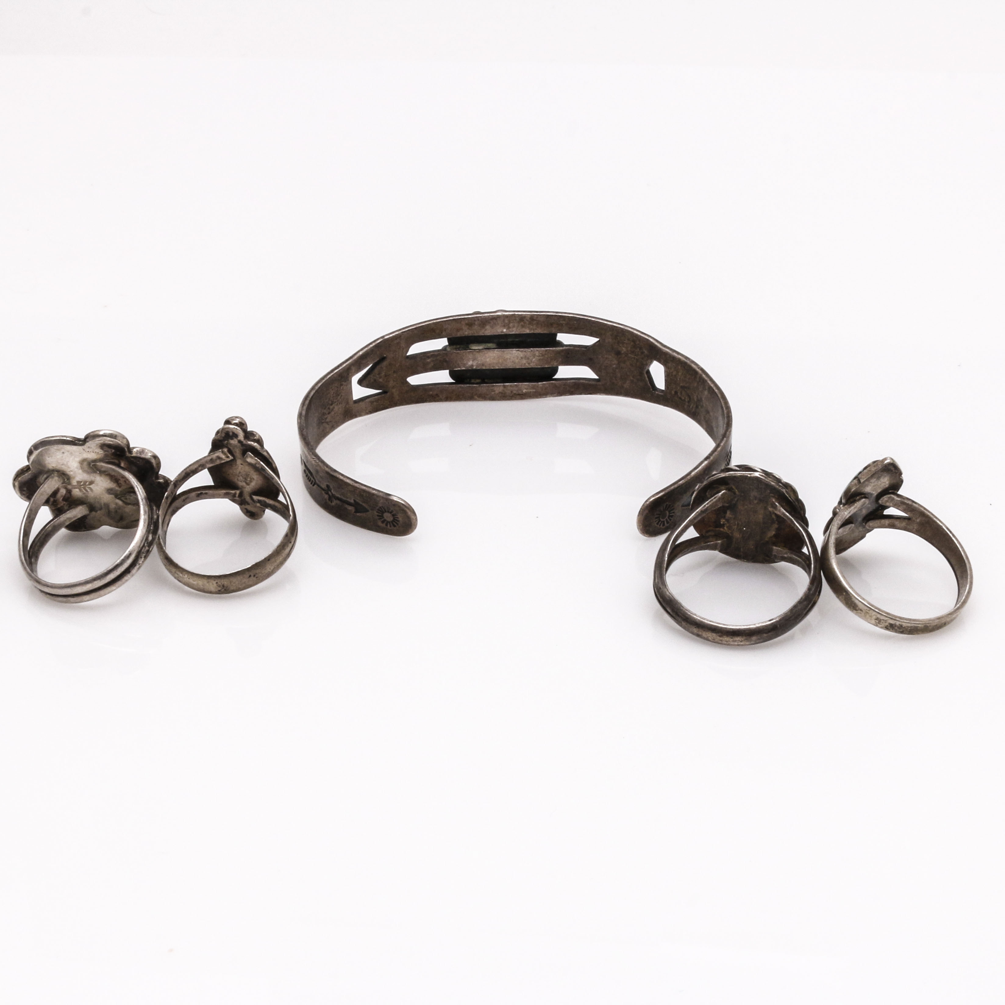 Native American Style Turquoise and Sterling Silver Jewelry