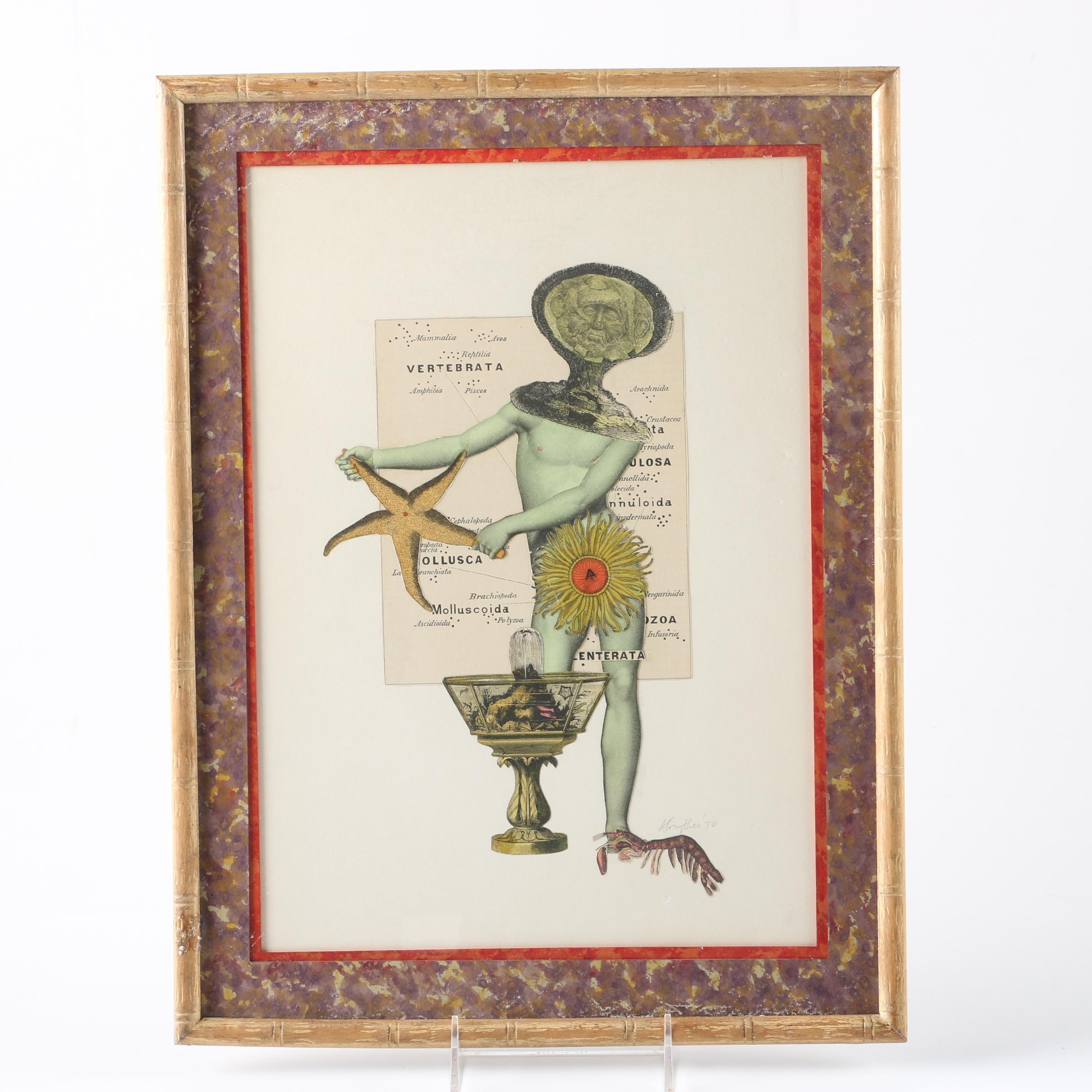 Anthony Guyther Symbolist Paper Collage