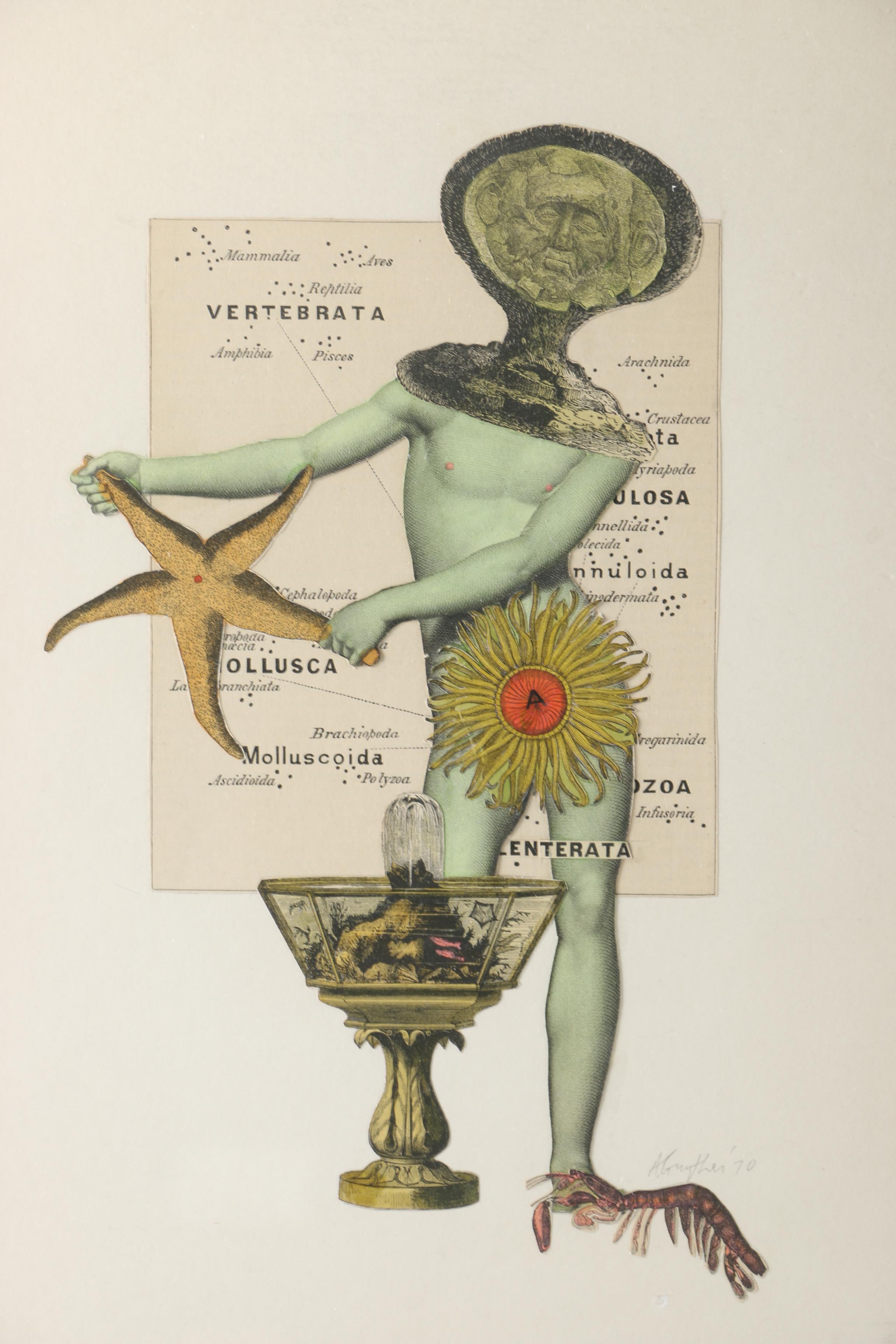 Anthony Guyther Symbolist Paper Collage