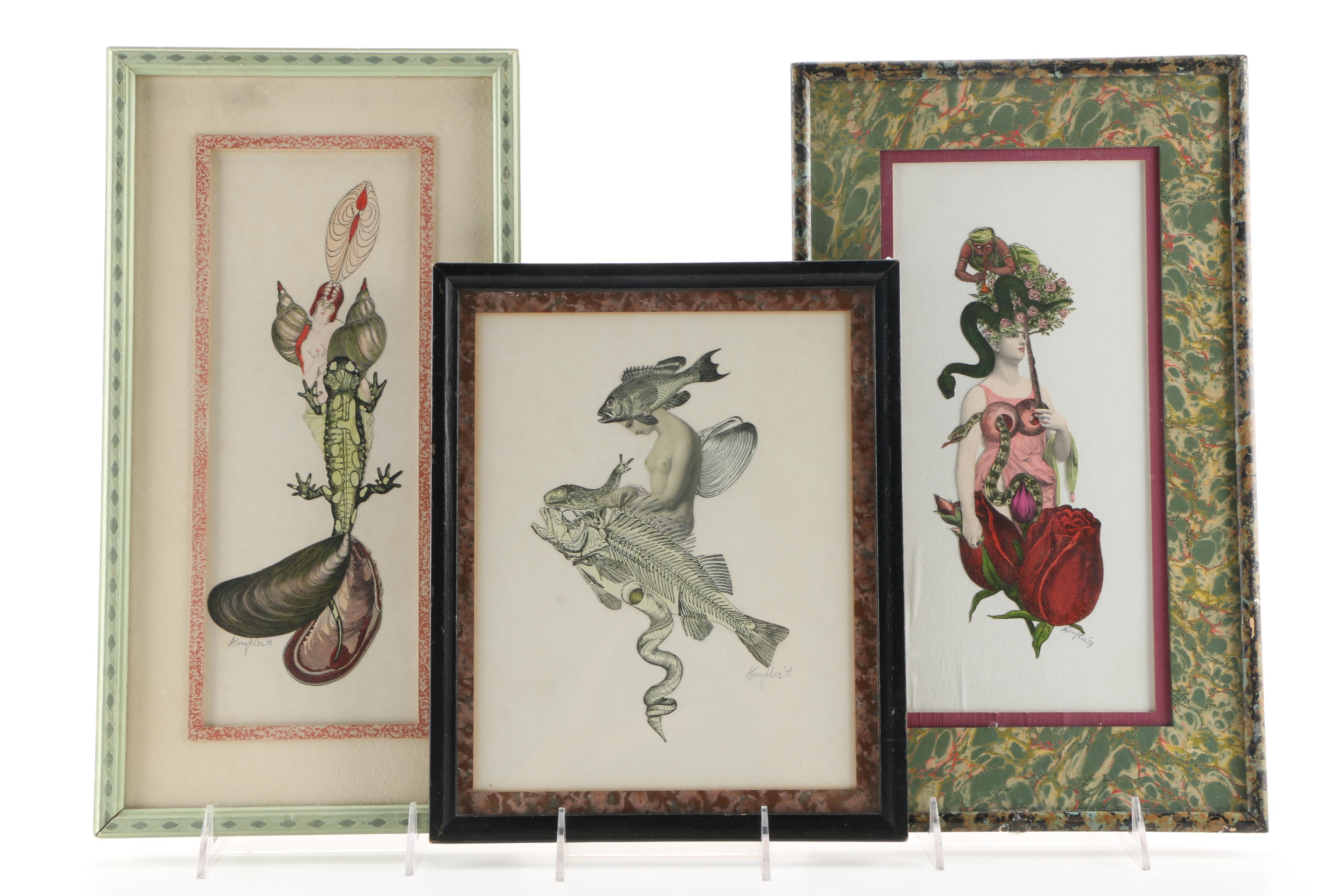 Anthony Guyther Surrealist Collage Selection