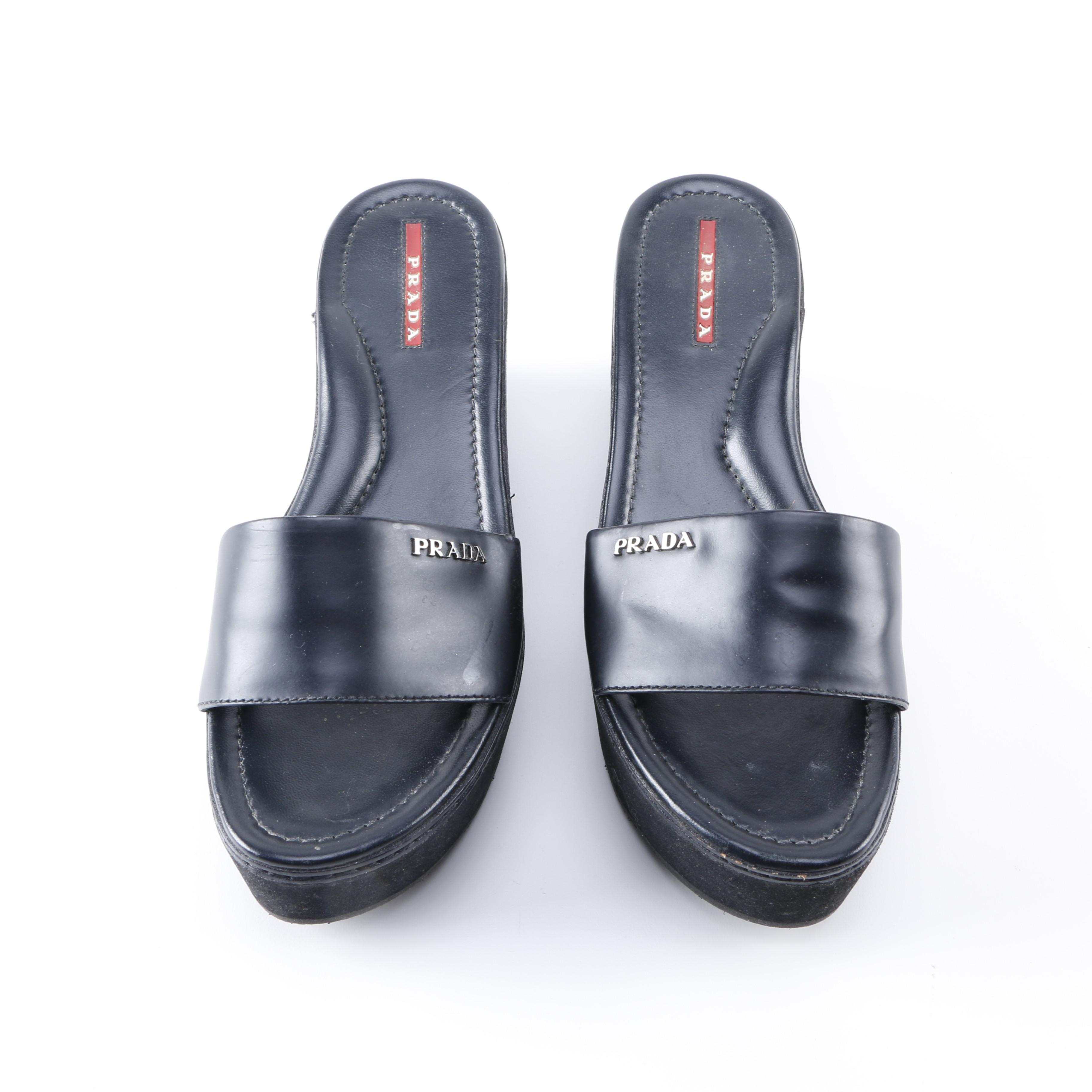 Prada Platform Sandals