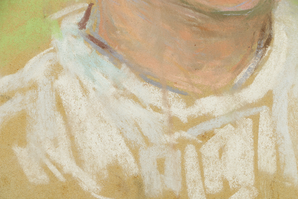 Emily B. Waite Pastel Drawing on Paper Portrait of a Girl