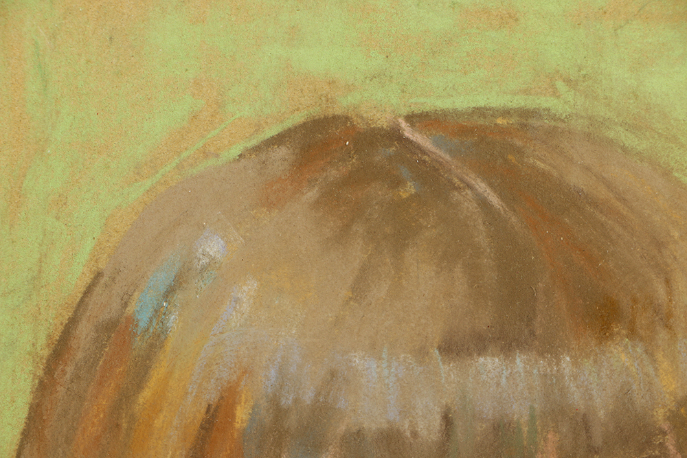 Emily B. Waite Pastel Drawing on Paper Portrait of a Girl