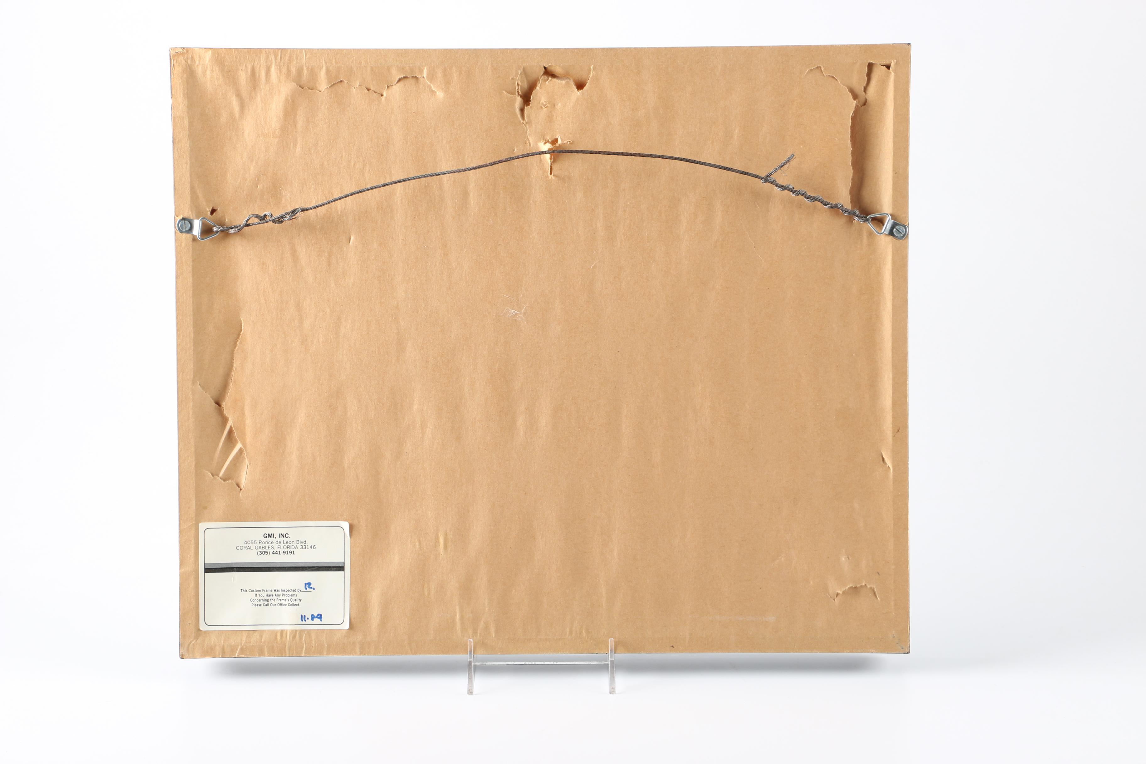 After Julio Amaro Lithograph "Algarve Tipico"