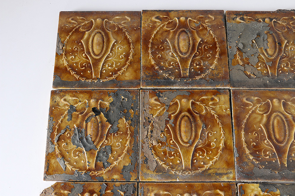 Set of Vintage Cambridge Ceramic Tiles