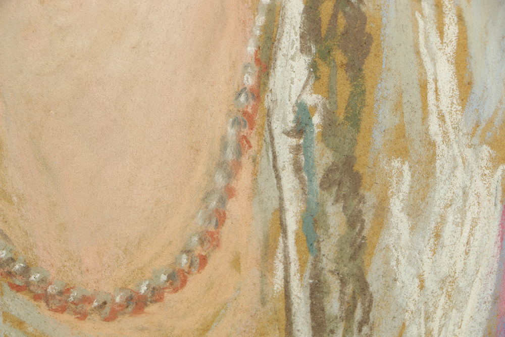 Emily B. Waite Pastel Portrait of Older Woman