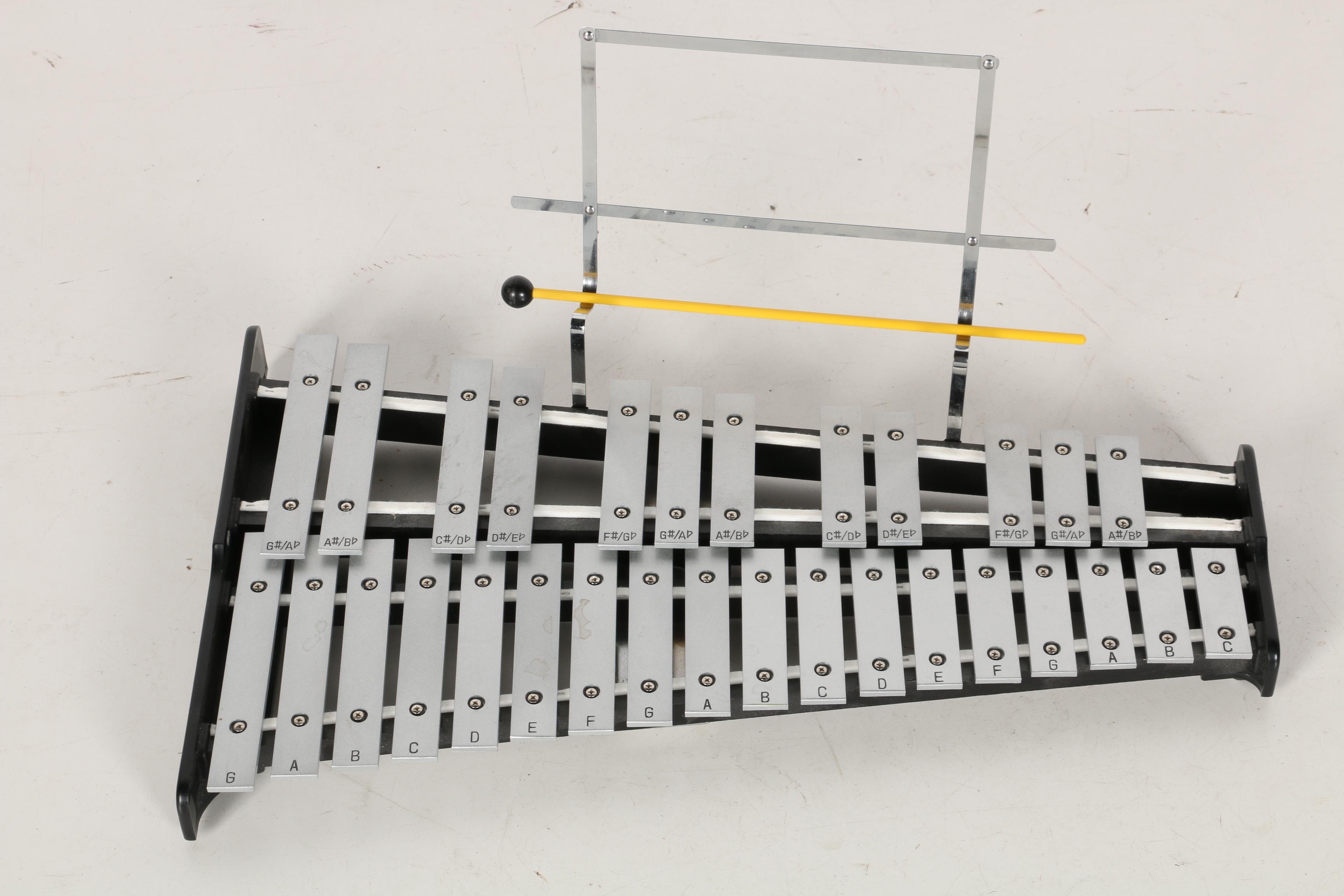 Pearl Glockenspiel and Folding Music Stand