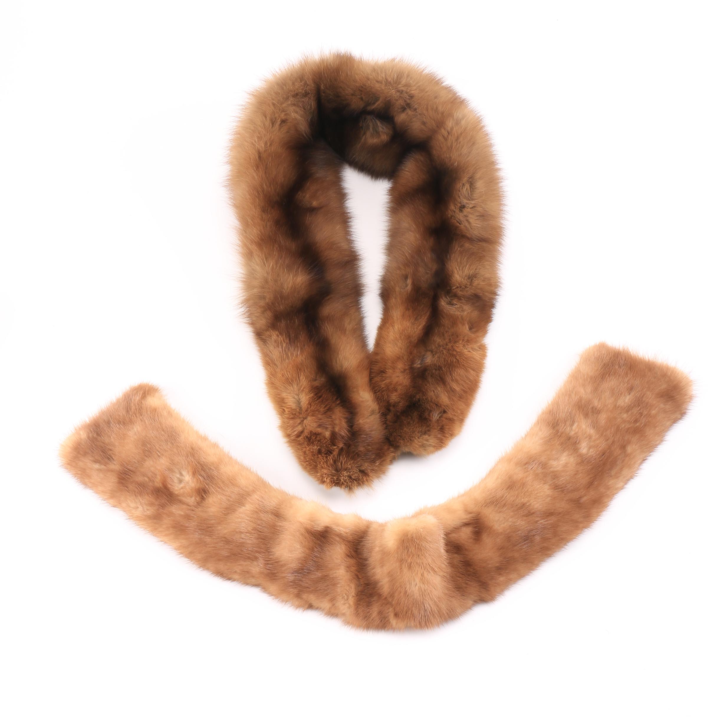 Marten and Mink Fur Collars