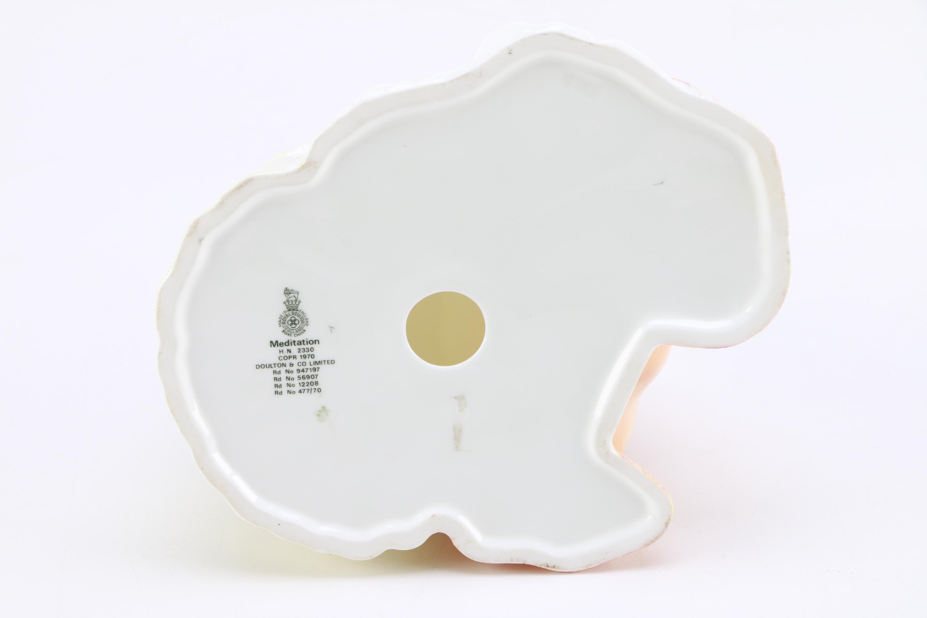 1970 Royal Doulton "Meditation" Porcelain Figurine