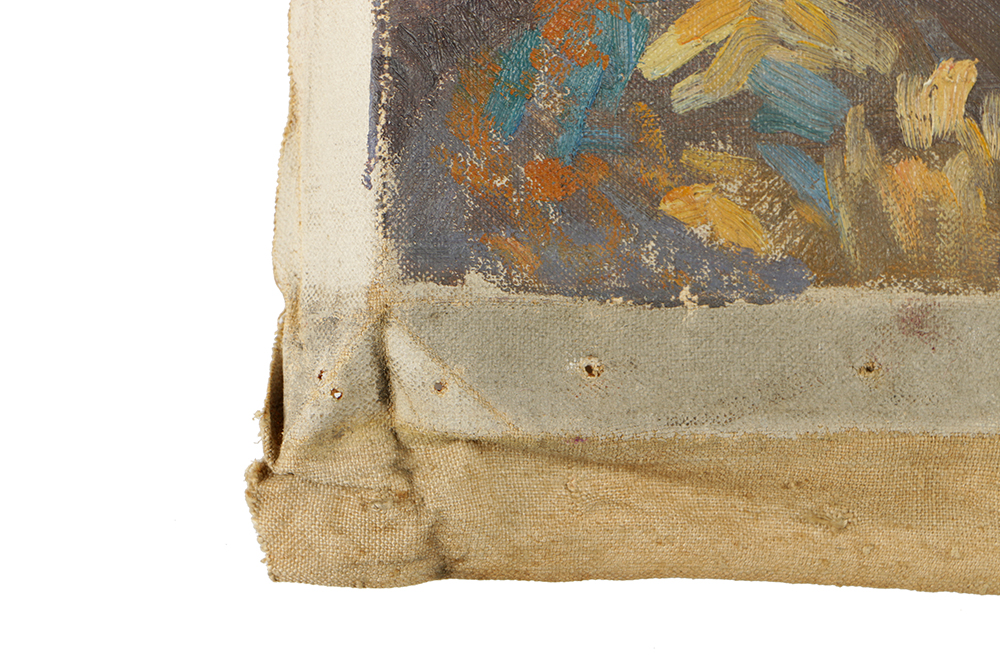 Emily B. Waite Oil Painting on Unstretched Canvas Portrait of a Woman