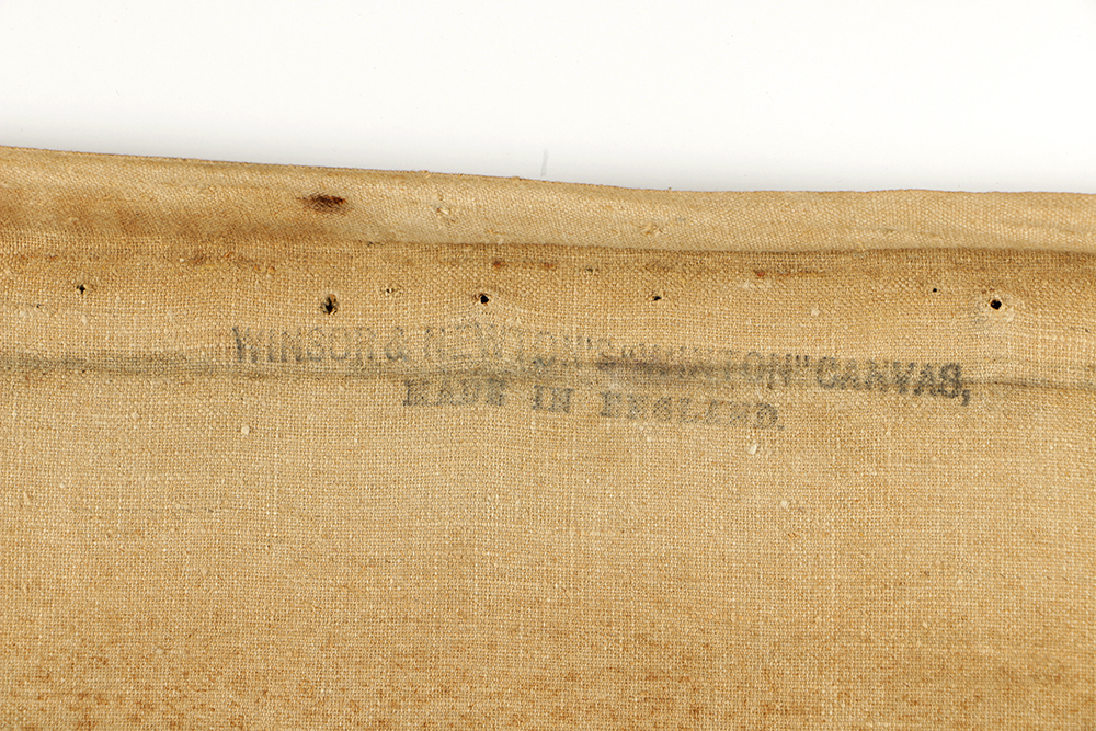 Emily B. Waite Oil Painting on Unstretched Canvas Portrait of a Woman