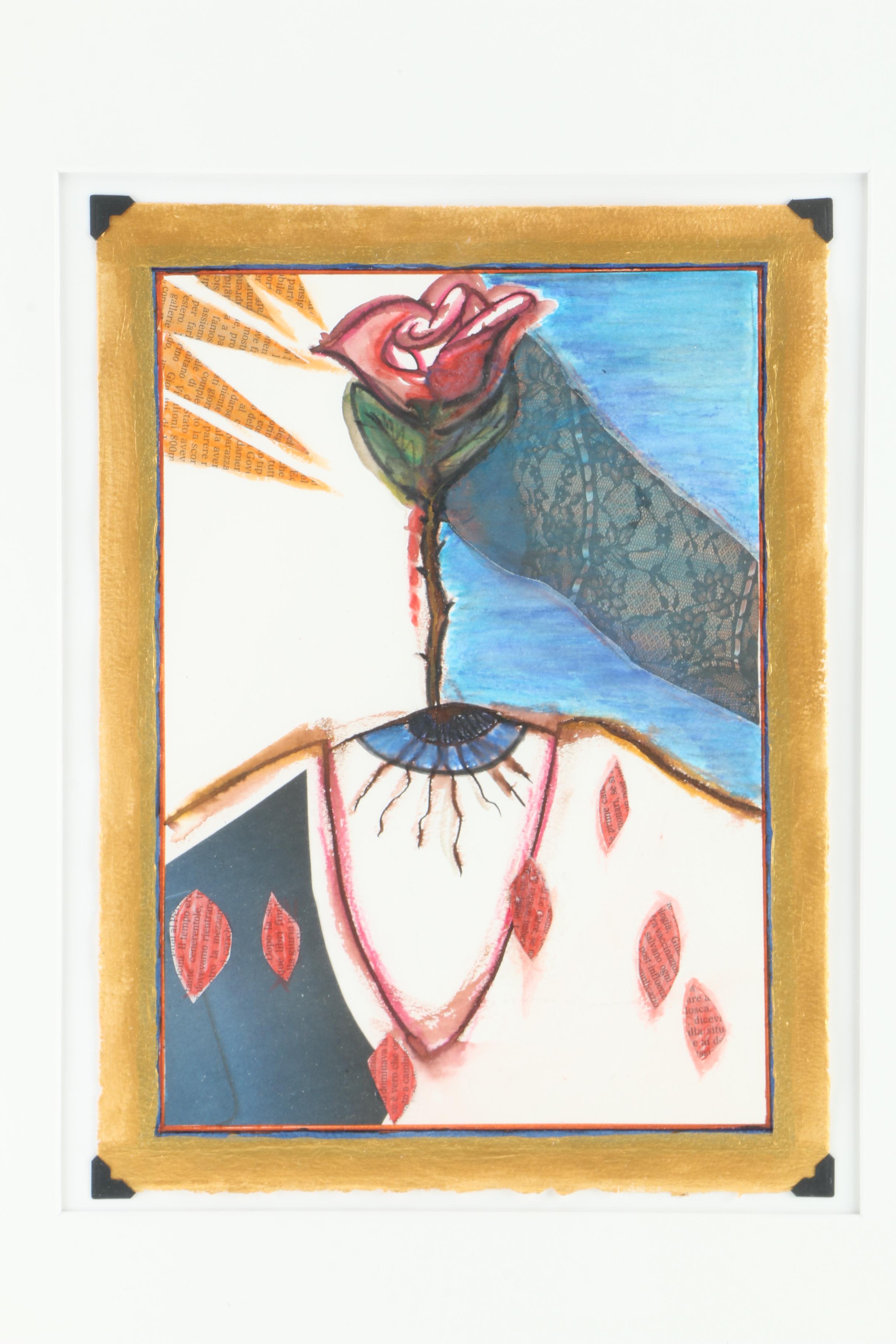 Gregg Harper Original Mixed Media Collage "Harvest"