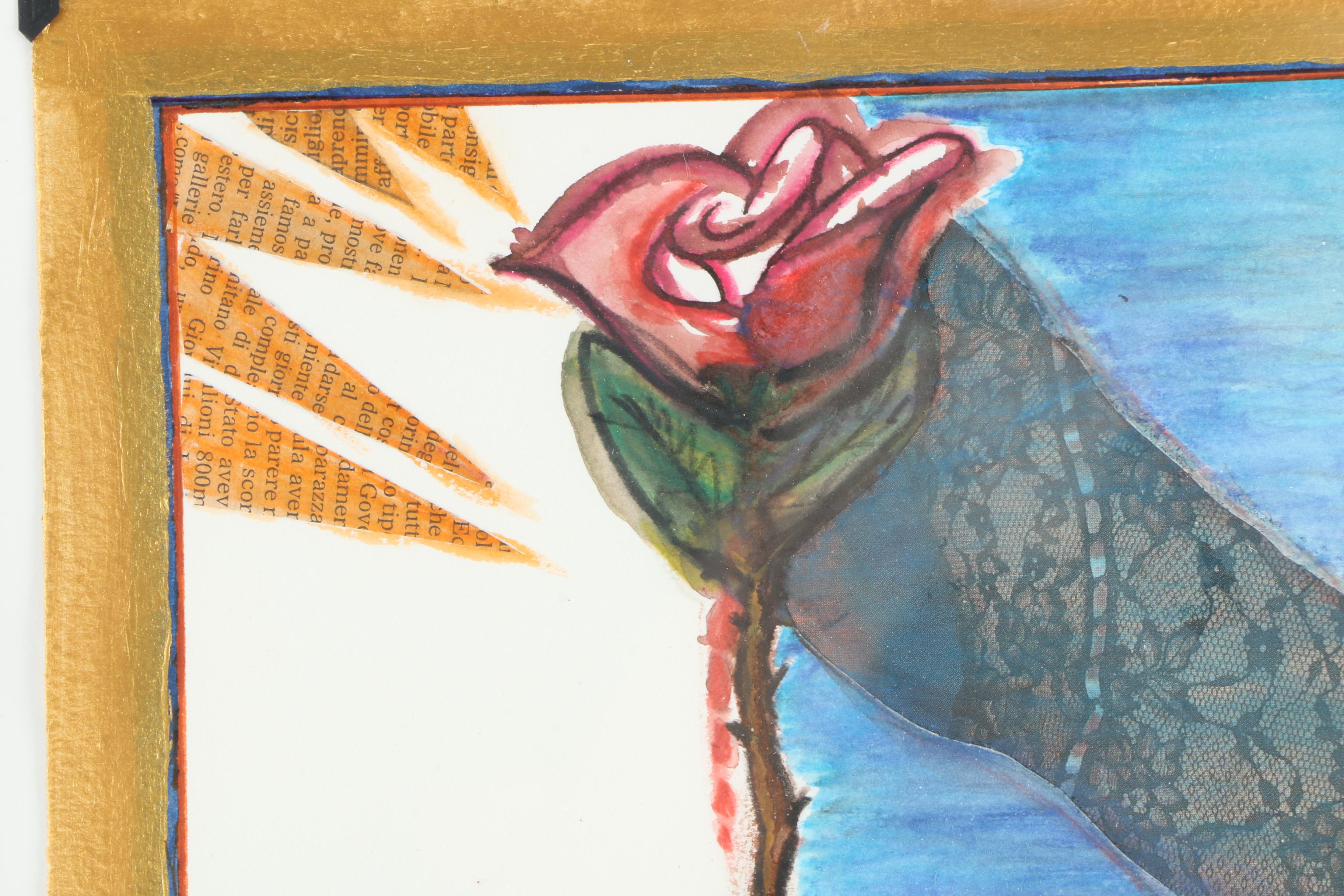 Gregg Harper Original Mixed Media Collage "Harvest"