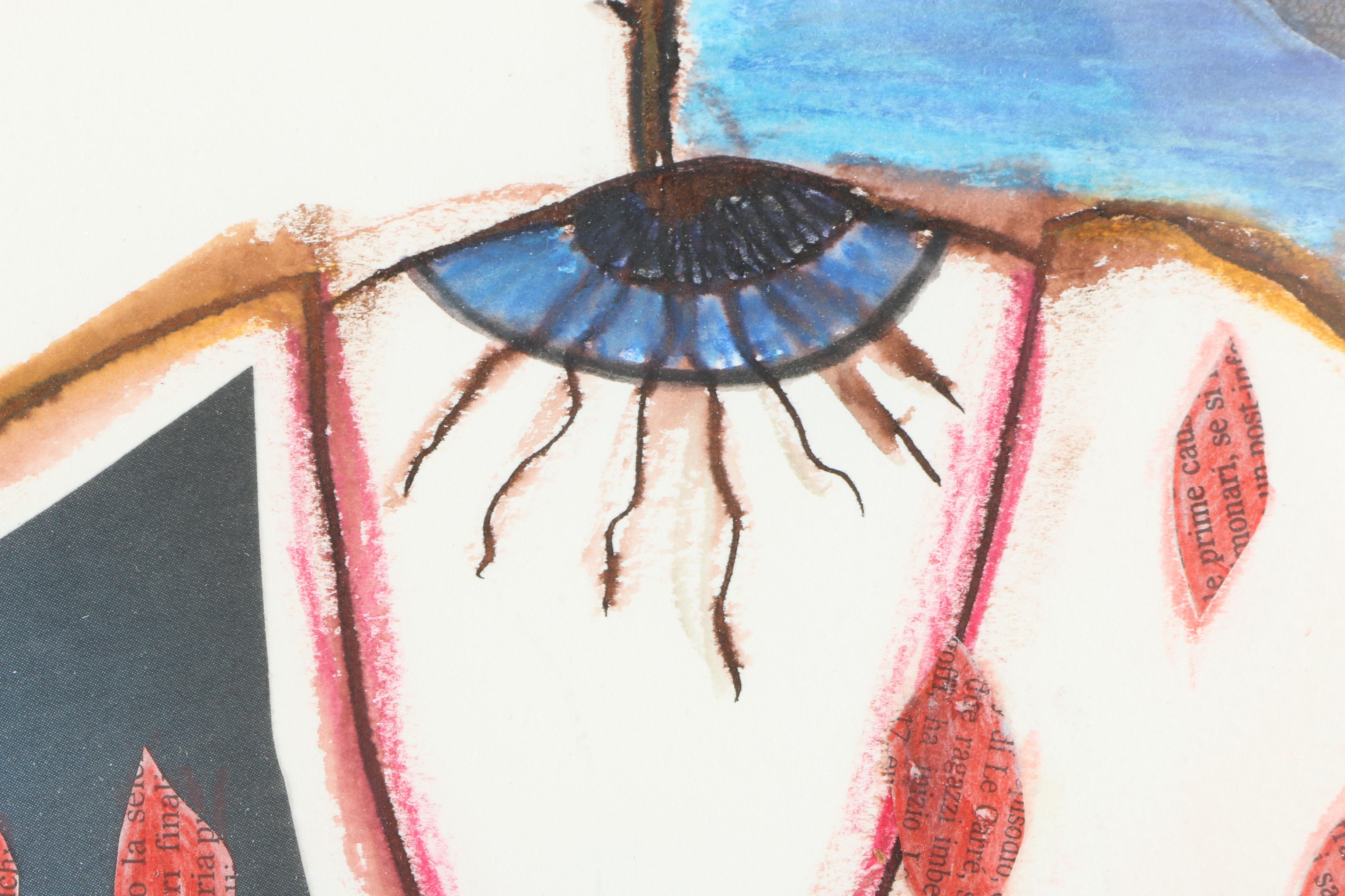 Gregg Harper Original Mixed Media Collage "Harvest"