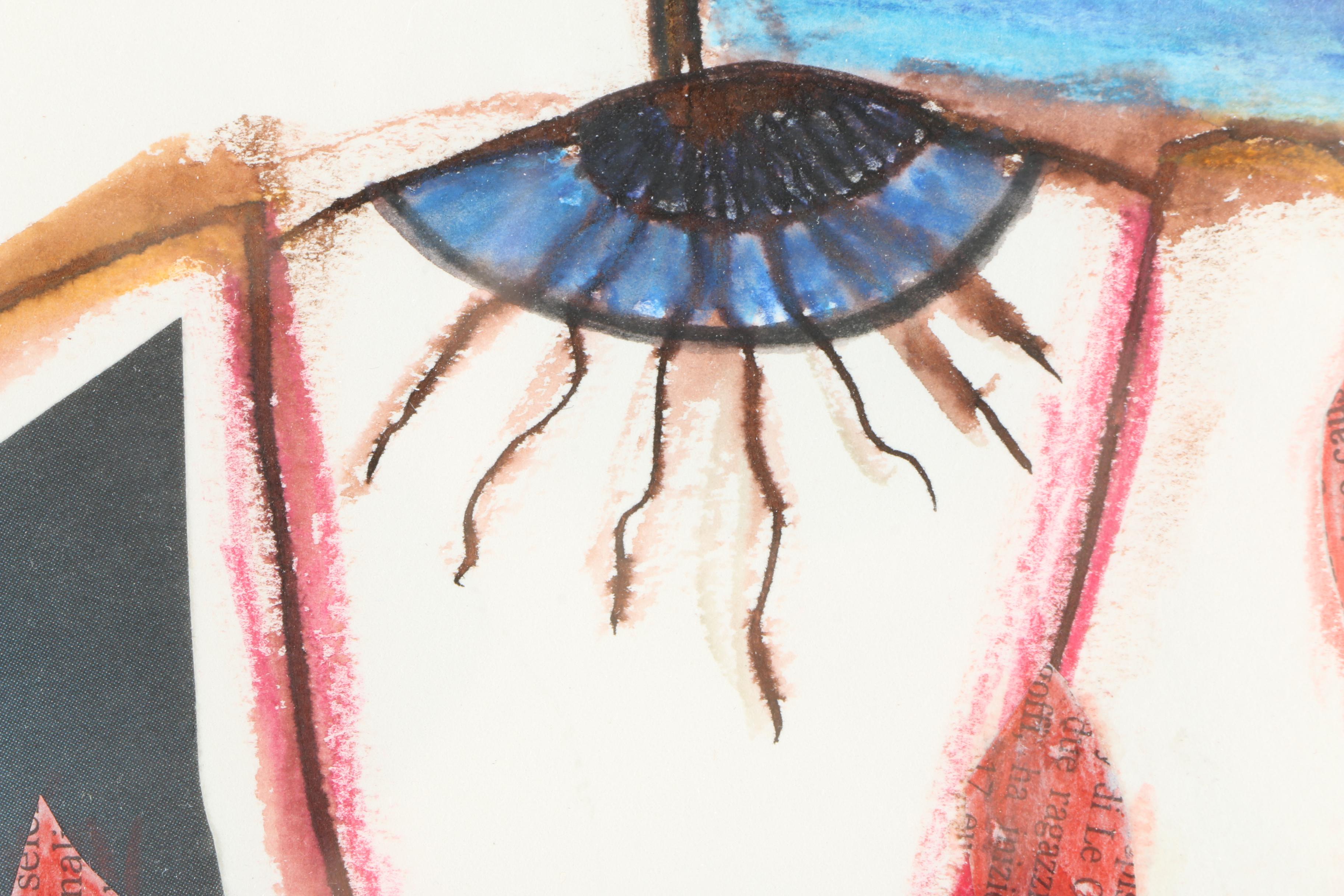 Gregg Harper Original Mixed Media Collage "Harvest"