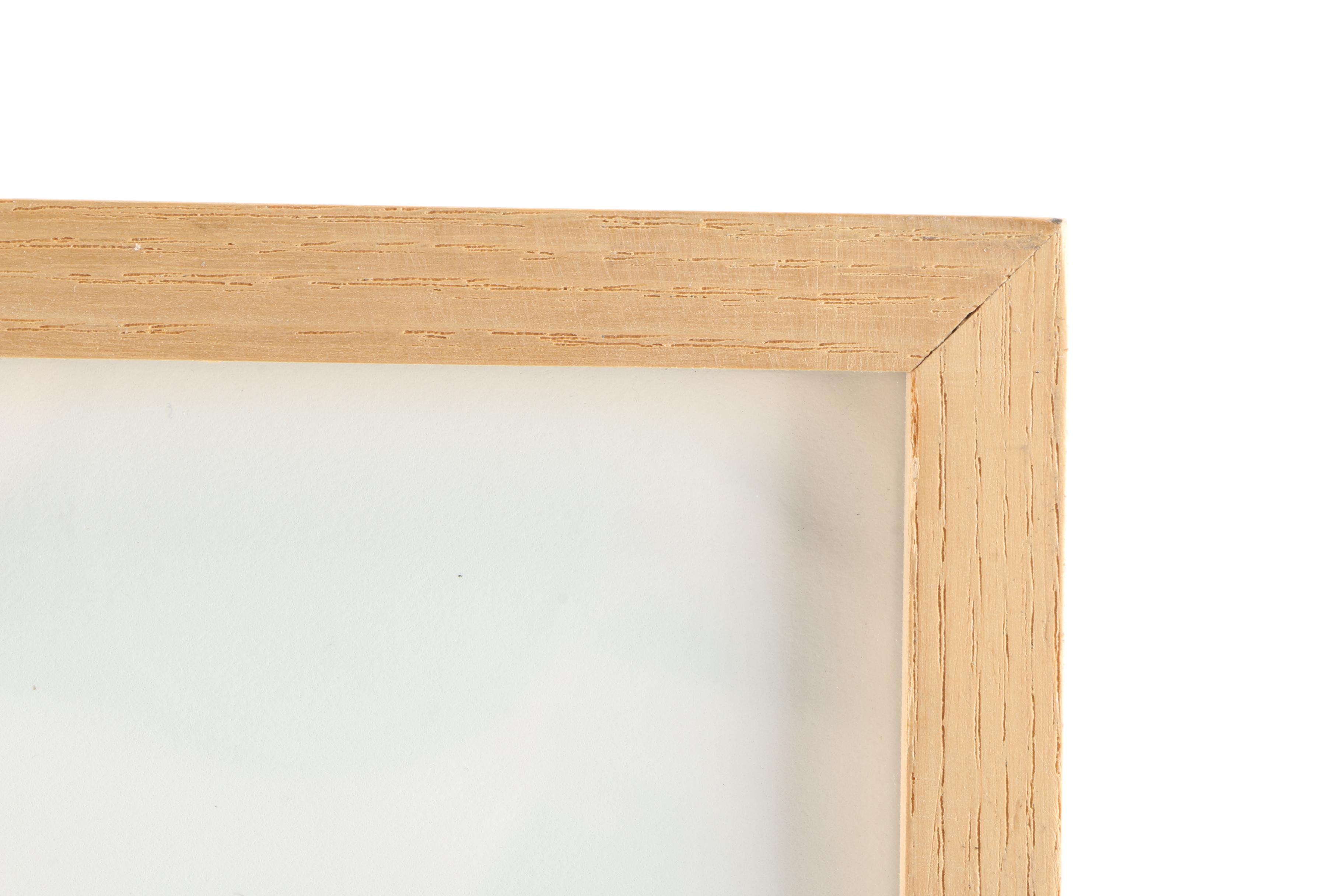 Paul Bowen Hand Embellished Block Print on Handmade Paper