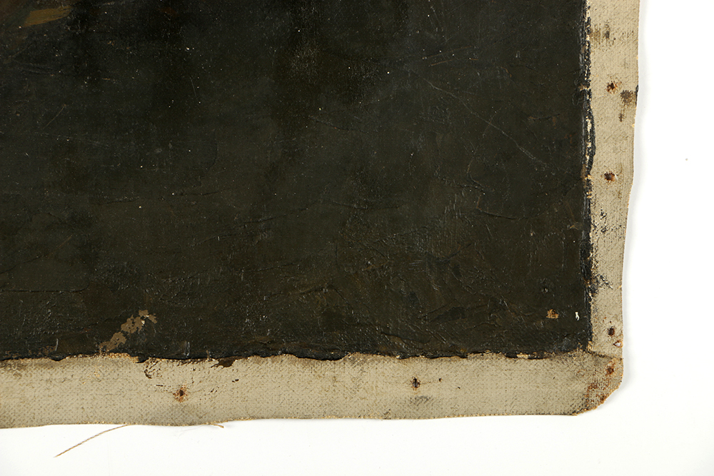 Emily B. Waite Oil Painting on Unstretched Canvas Still Life with Onions