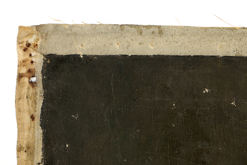 Emily B. Waite Oil Painting on Unstretched Canvas Still Life with Onions