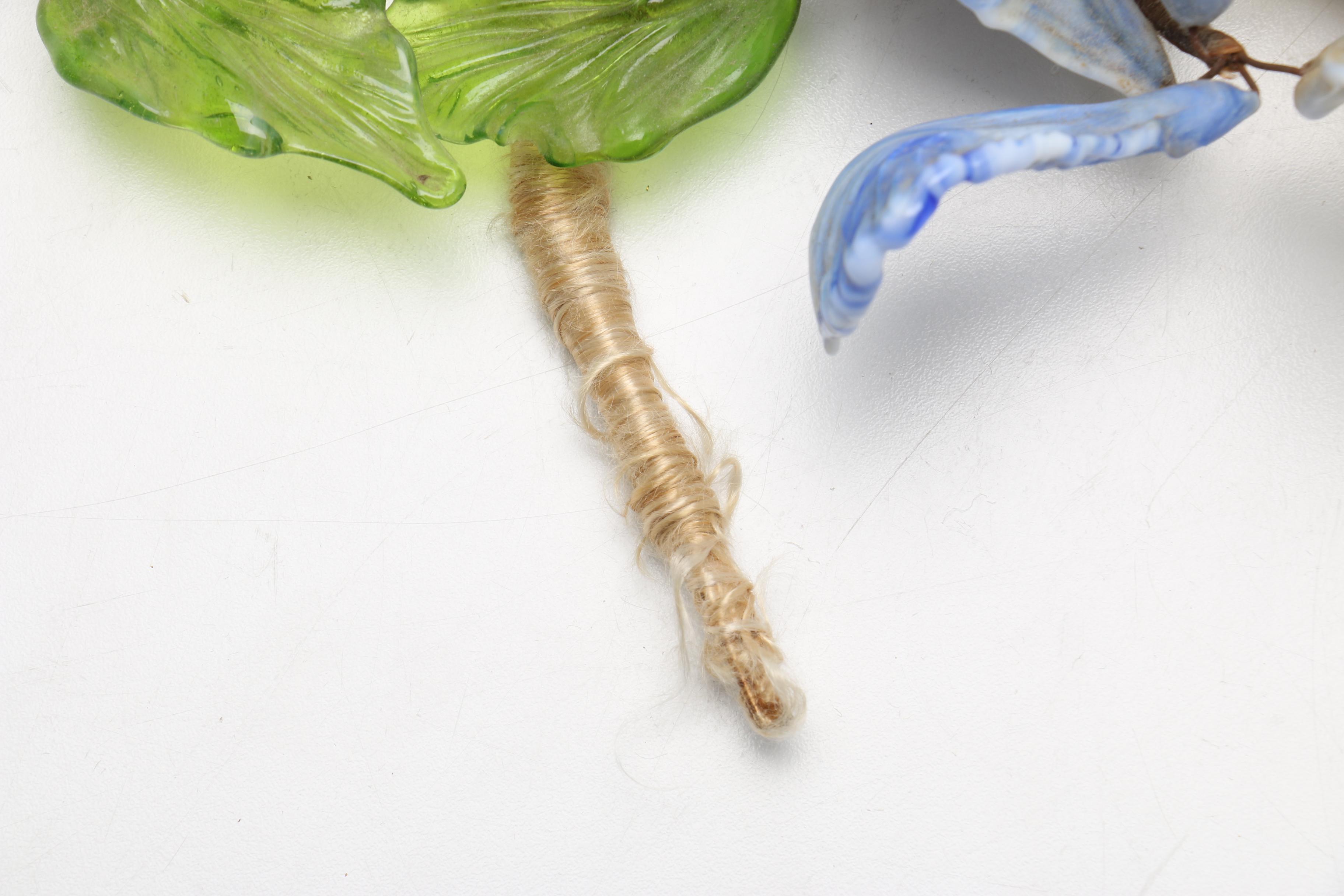 Vintage Blown Glass Flowers