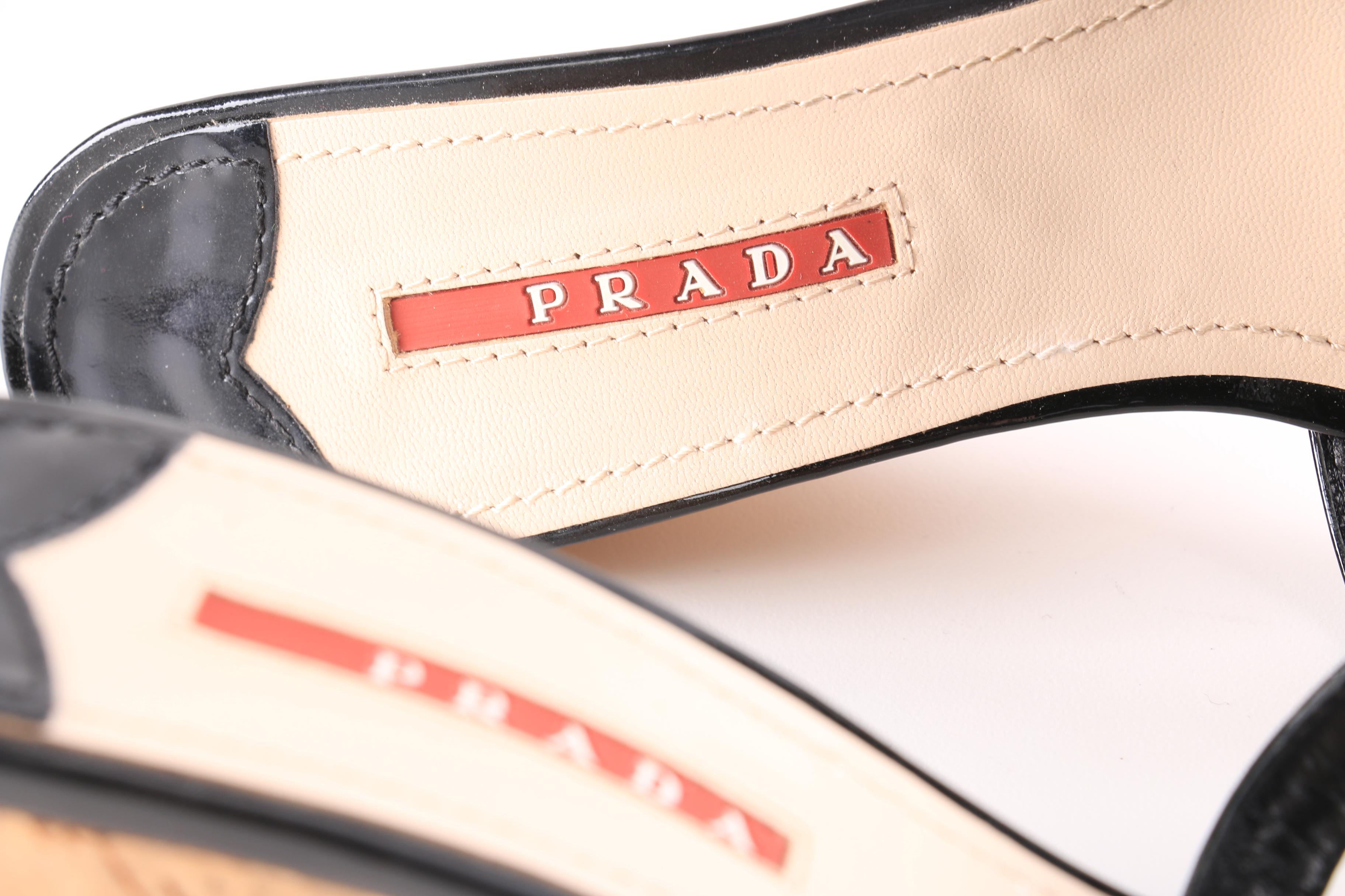 Prada Wedge Sandals