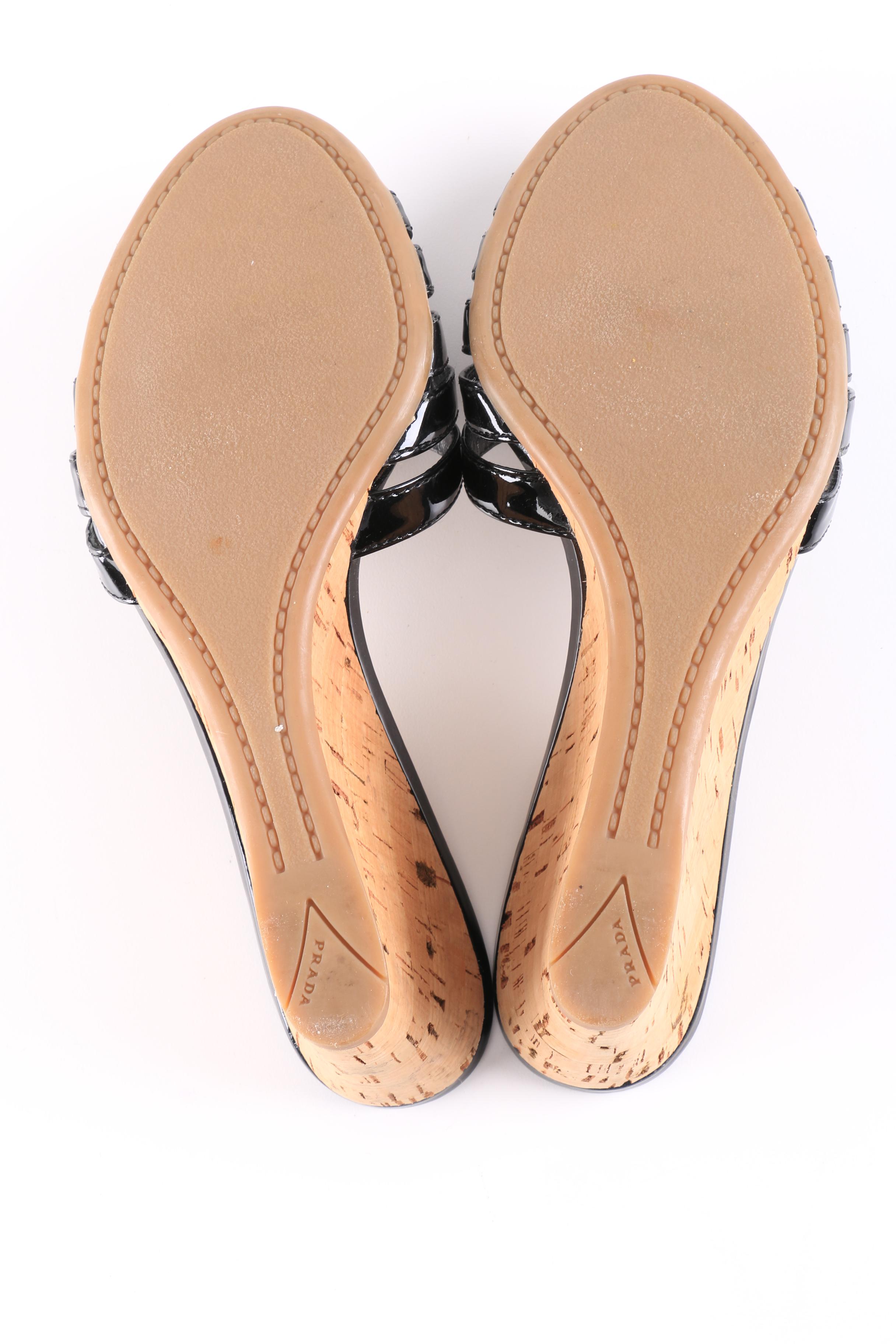 Prada Wedge Sandals