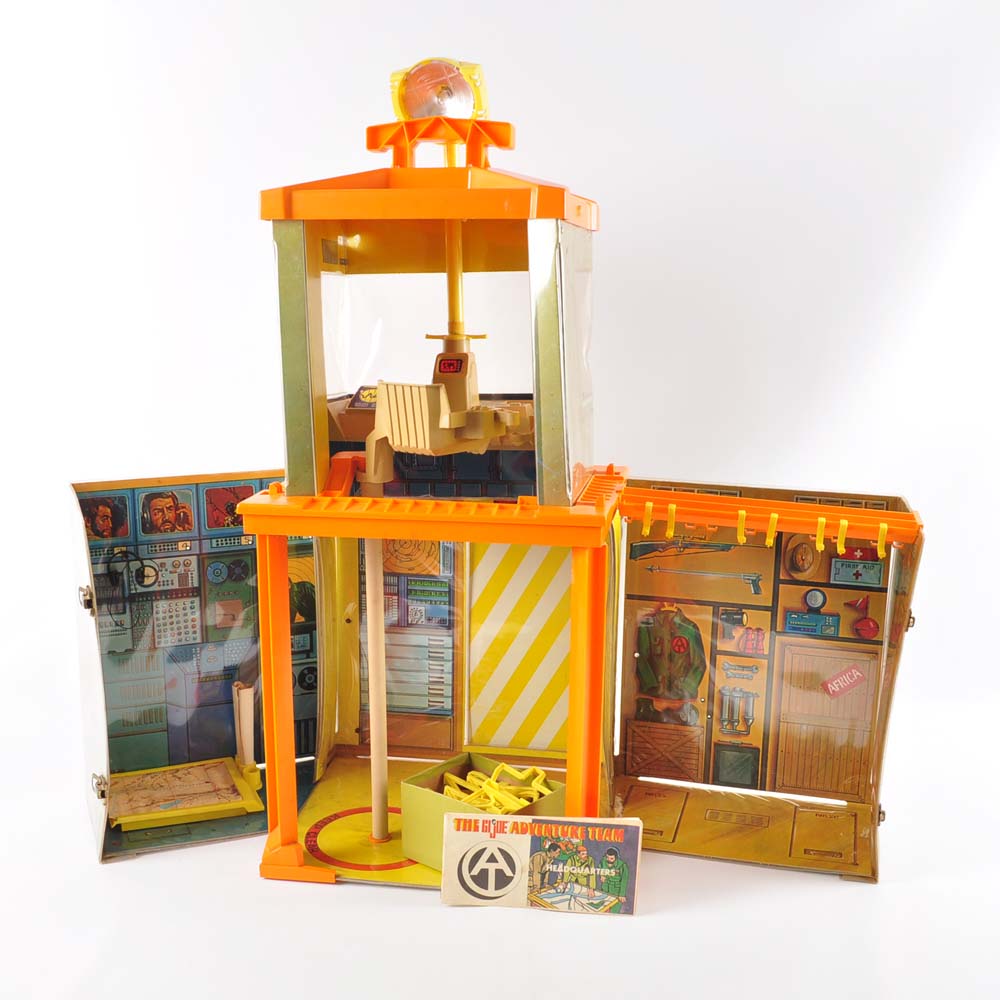 Vintage 1972 GI Joe Adventure Team "Headquarters" Playset