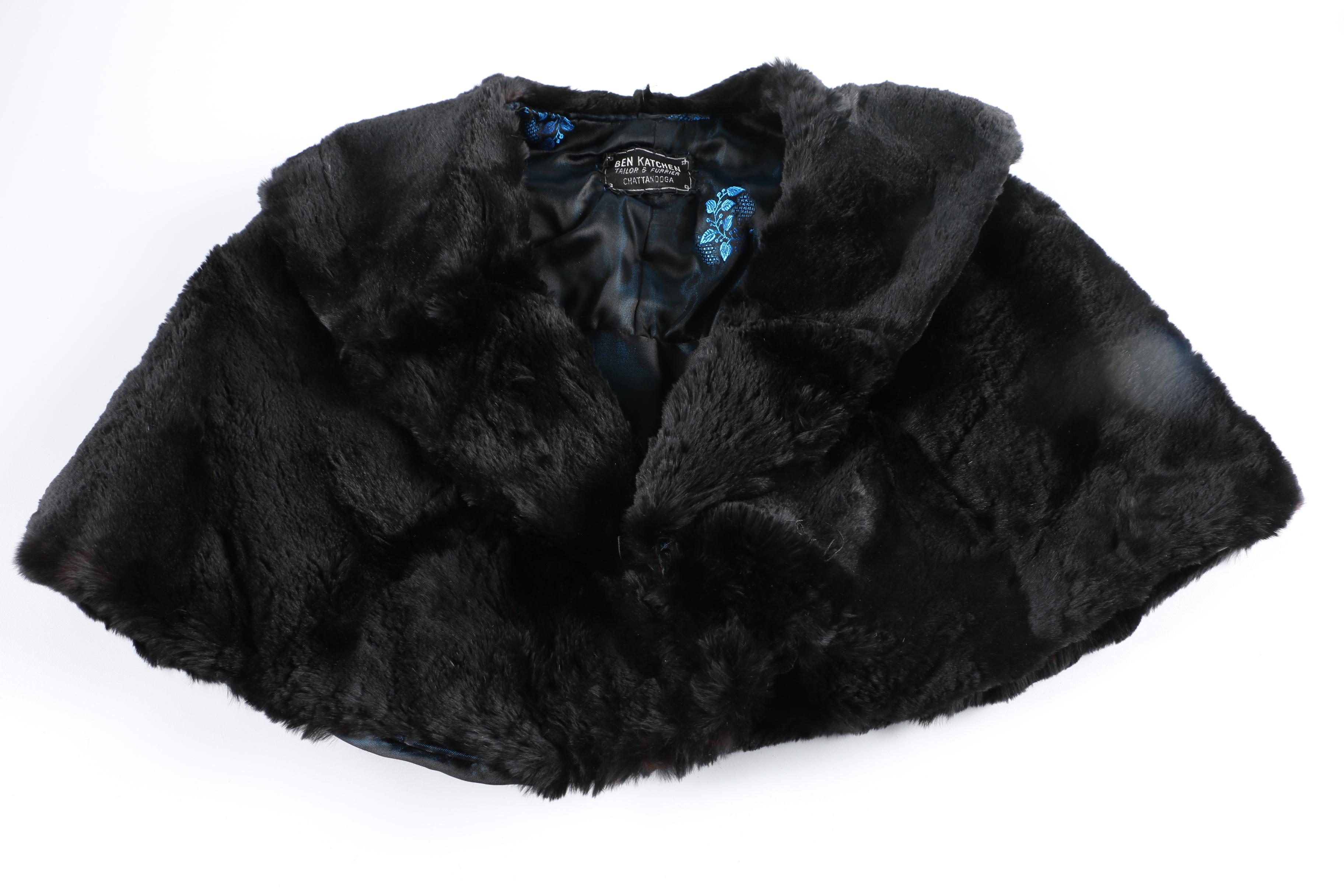 Ben Katchen Sheared Fur Stole and Collar