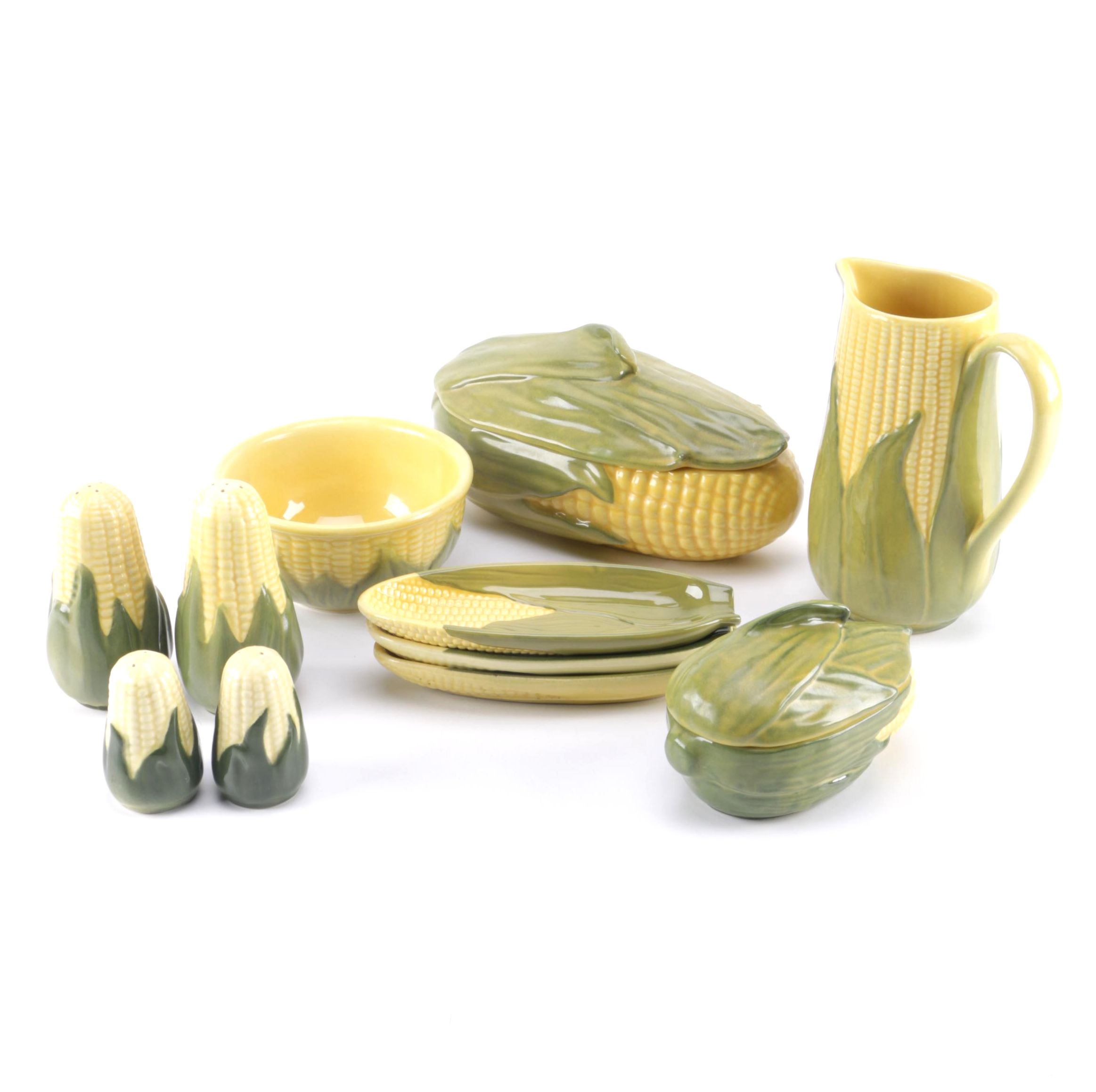 Shawnee "Corn King" and "Corn Queen" Pottery