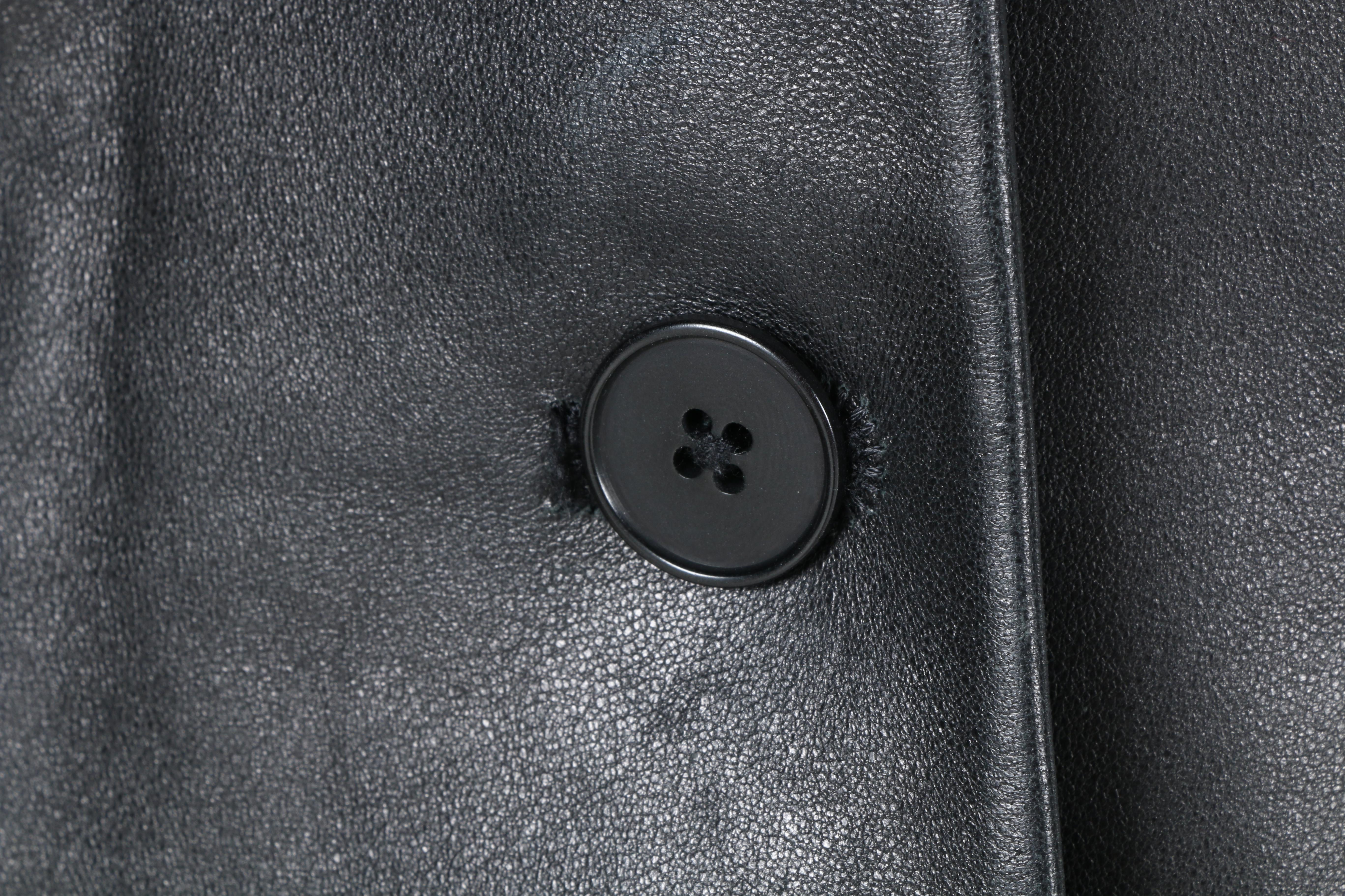 CK Calvin Klein Women's Black Leather Jacket