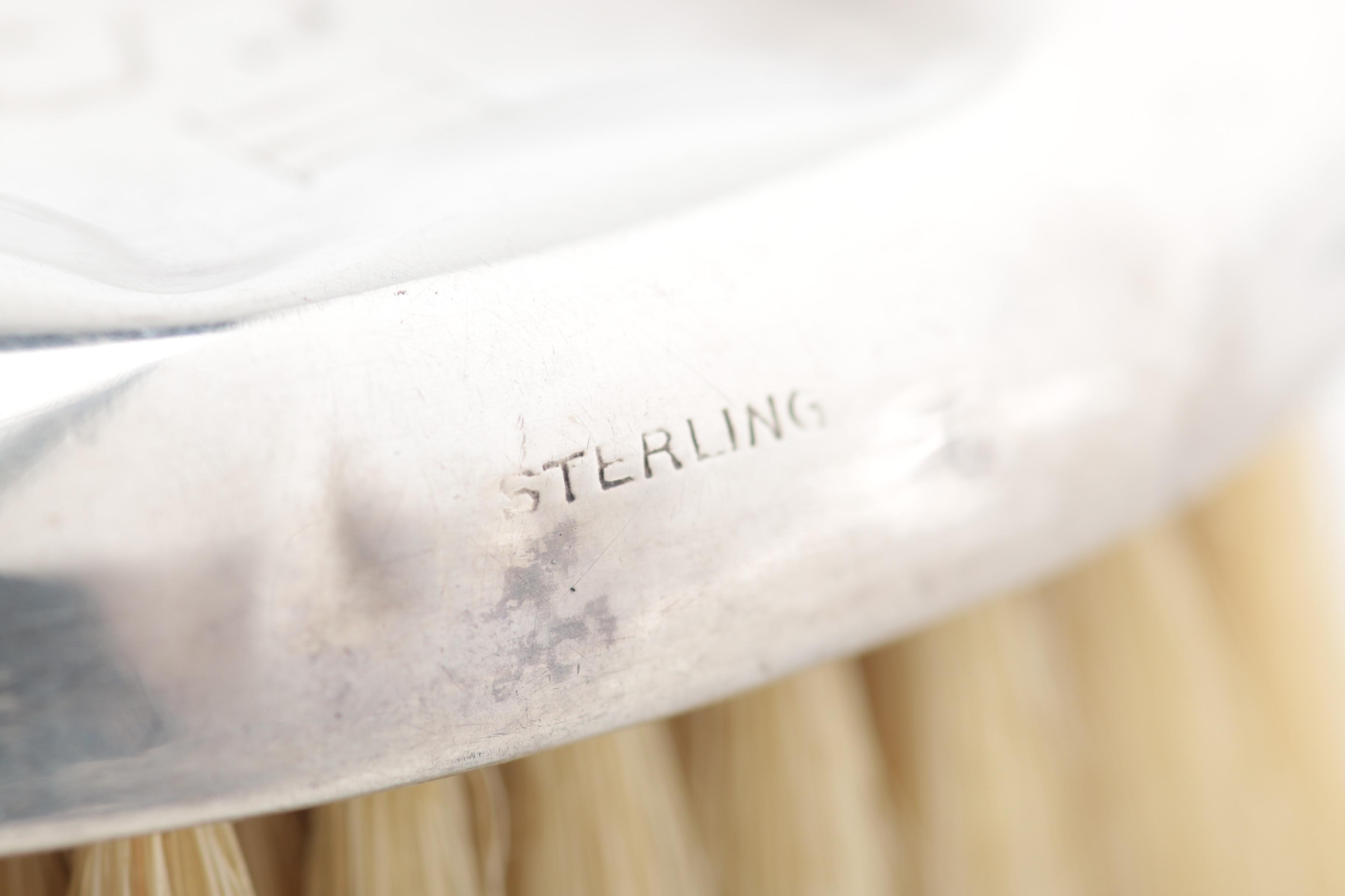 Vintage Sterling Silver Vanity Accessories Featuring Webster Co.