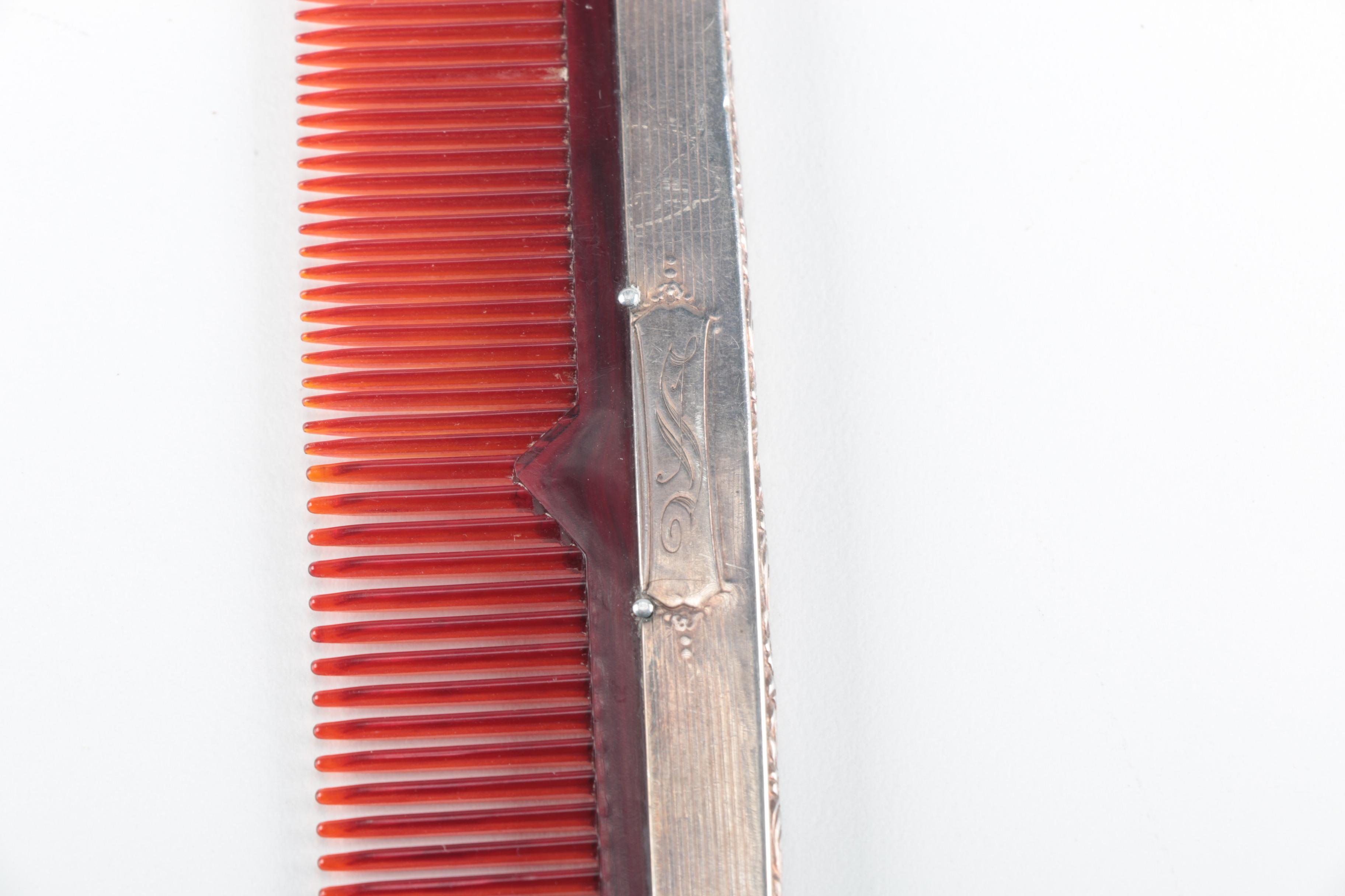 Vintage Sterling Silver Vanity Accessories Featuring Webster Co.