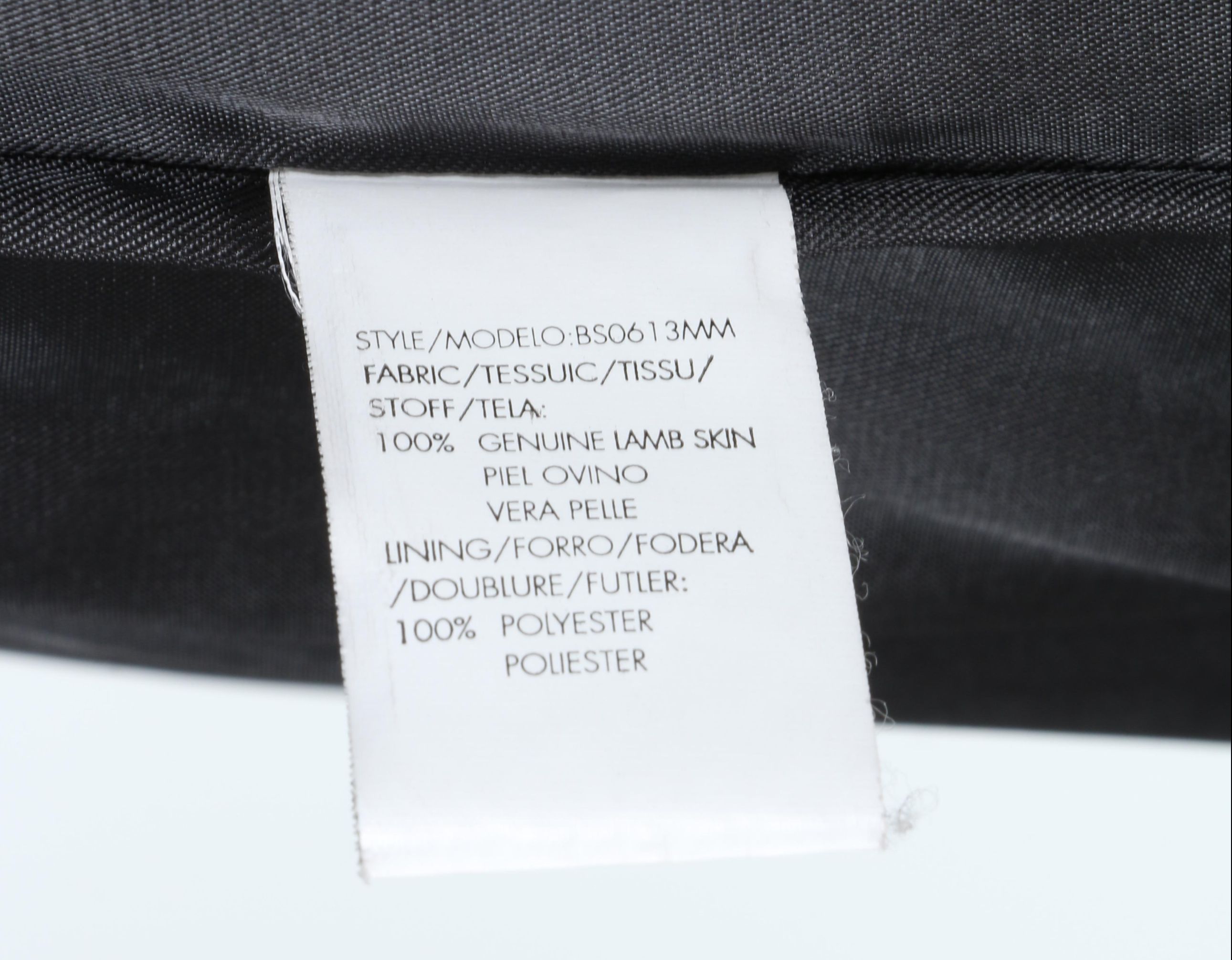 CK Calvin Klein Women's Black Leather Jacket