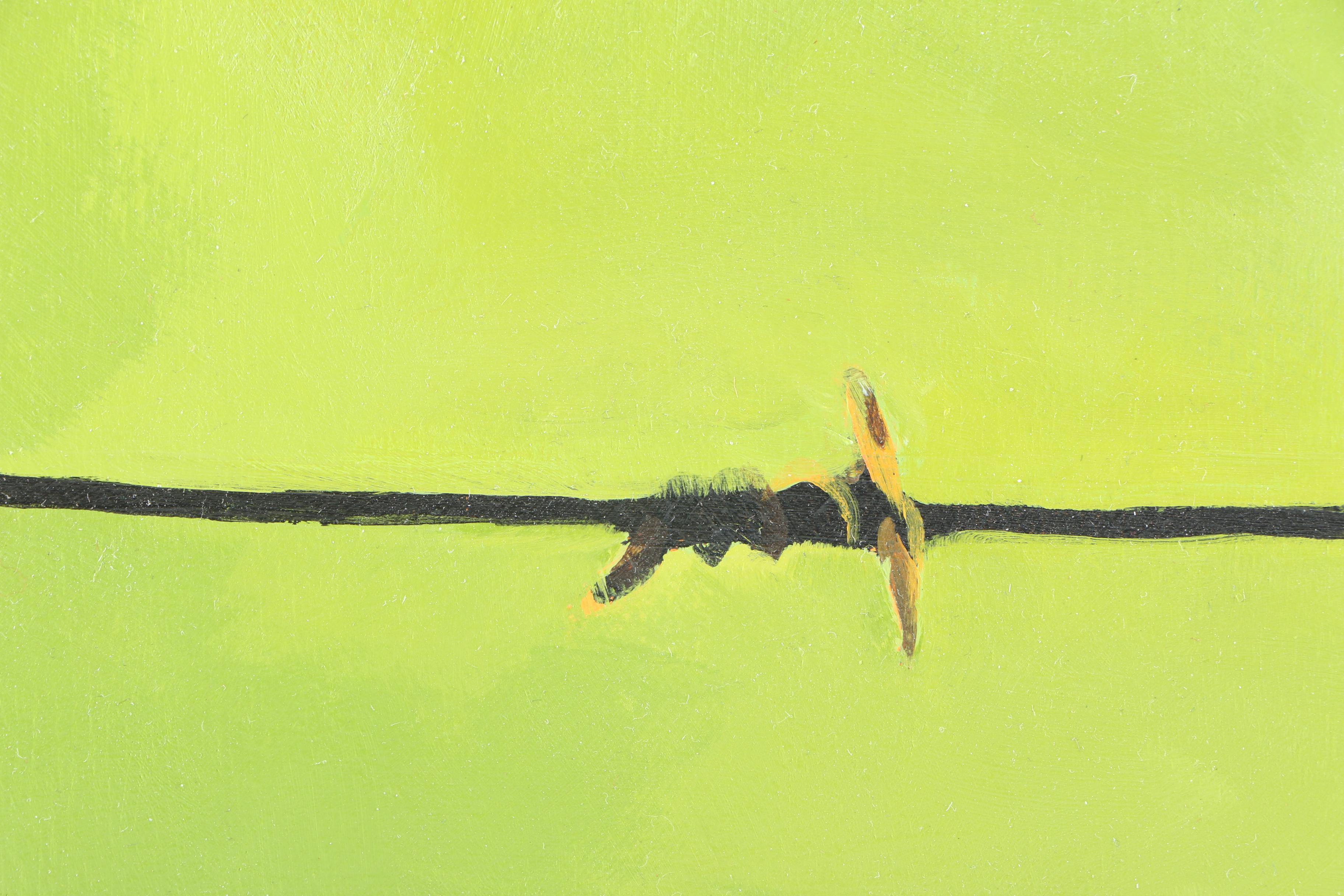 Liz Prescott Acrylic Painting on Panel "Waiting"