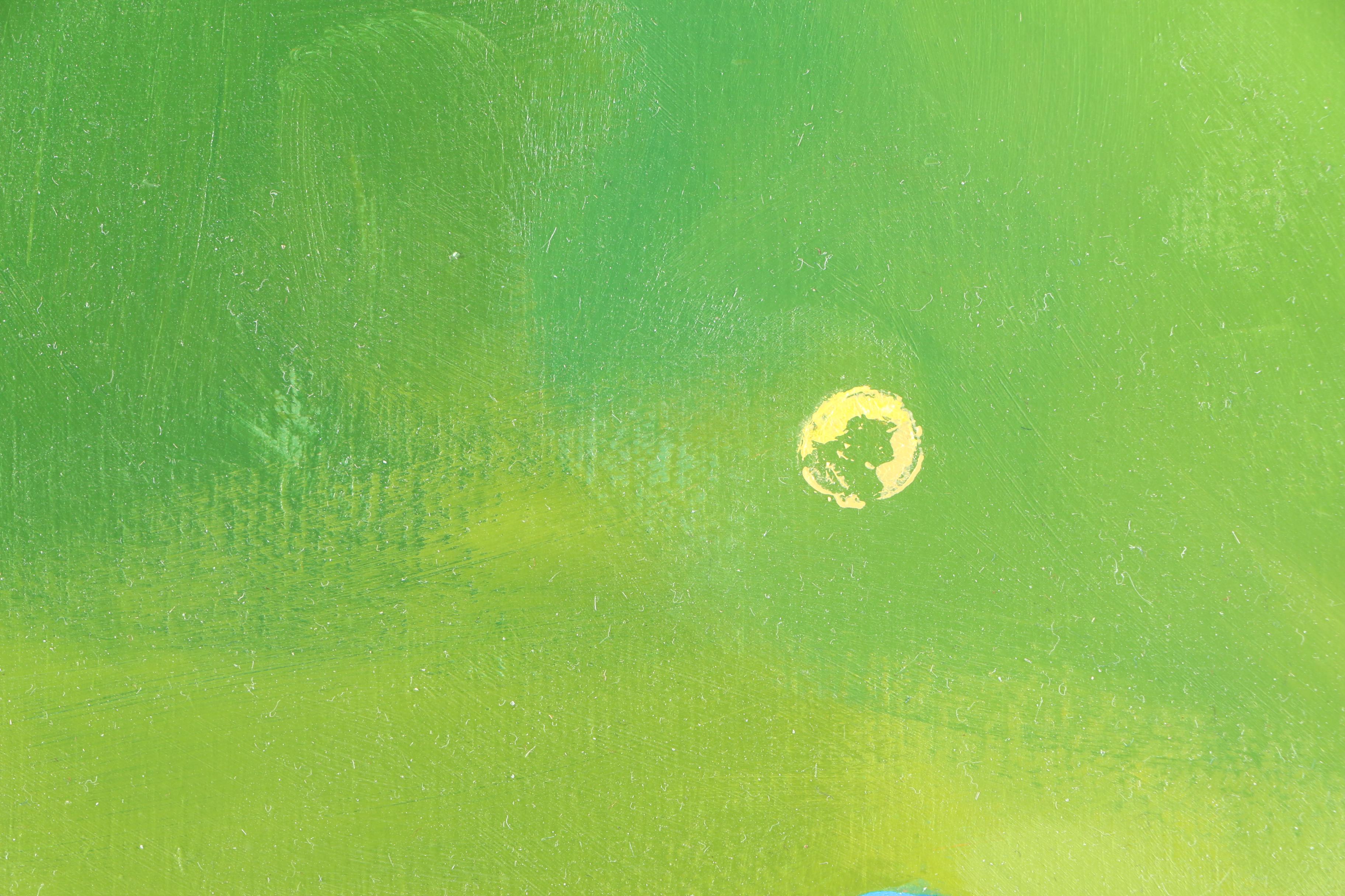 Liz Prescott Acrylic Painting on Panel "Waiting"