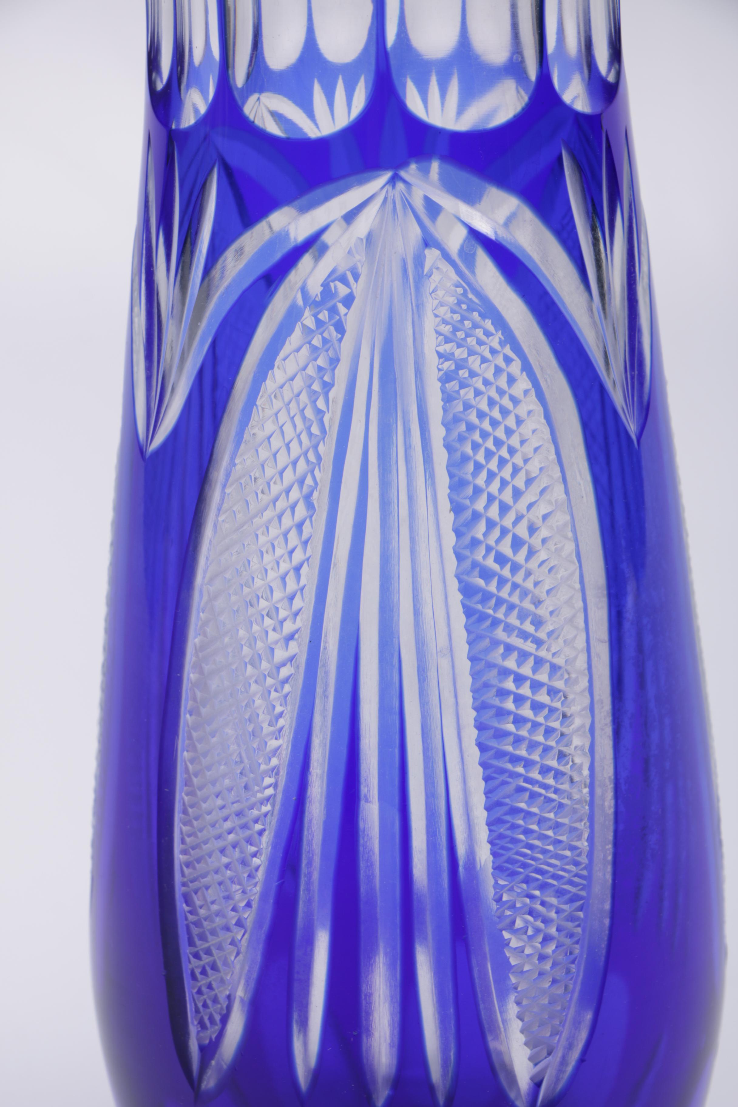 Blue Cut to Clear Glass Collection