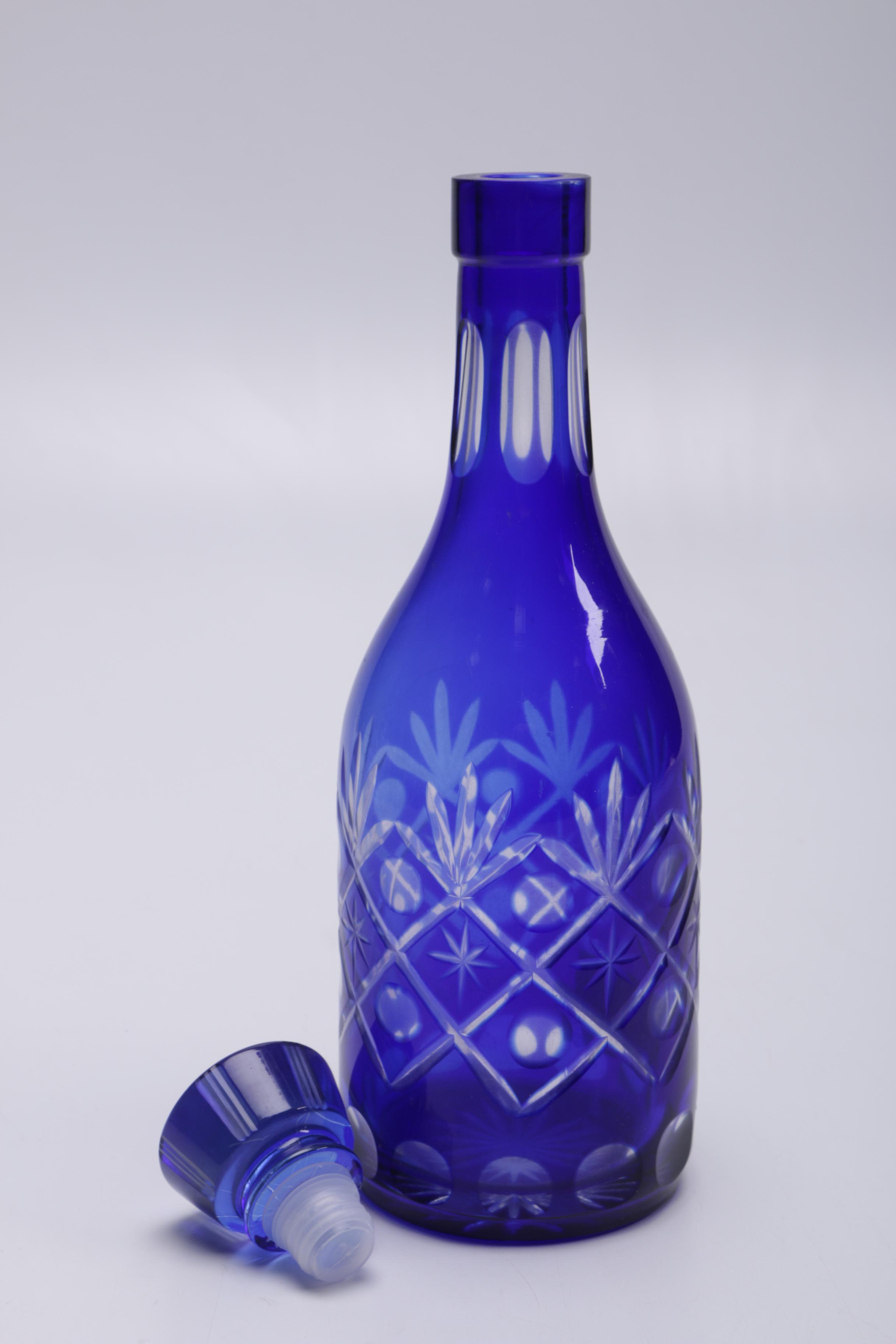 Blue Cut to Clear Glass Collection