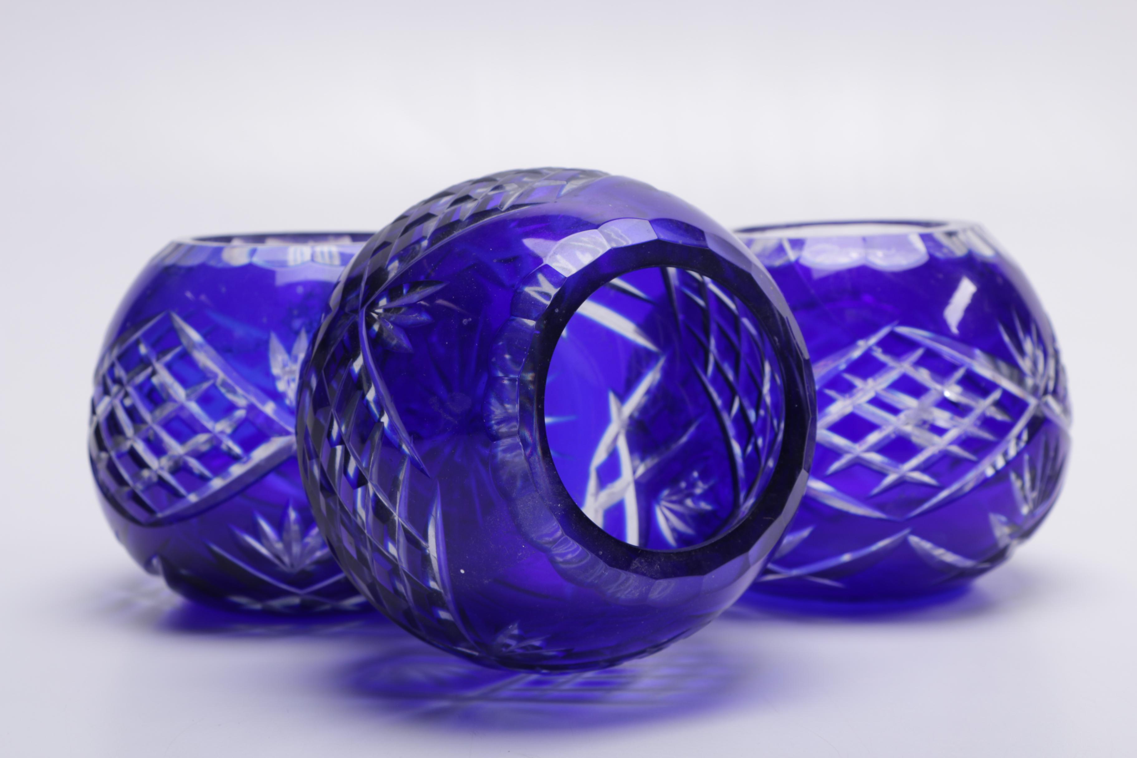 Blue Cut to Clear Glass Collection