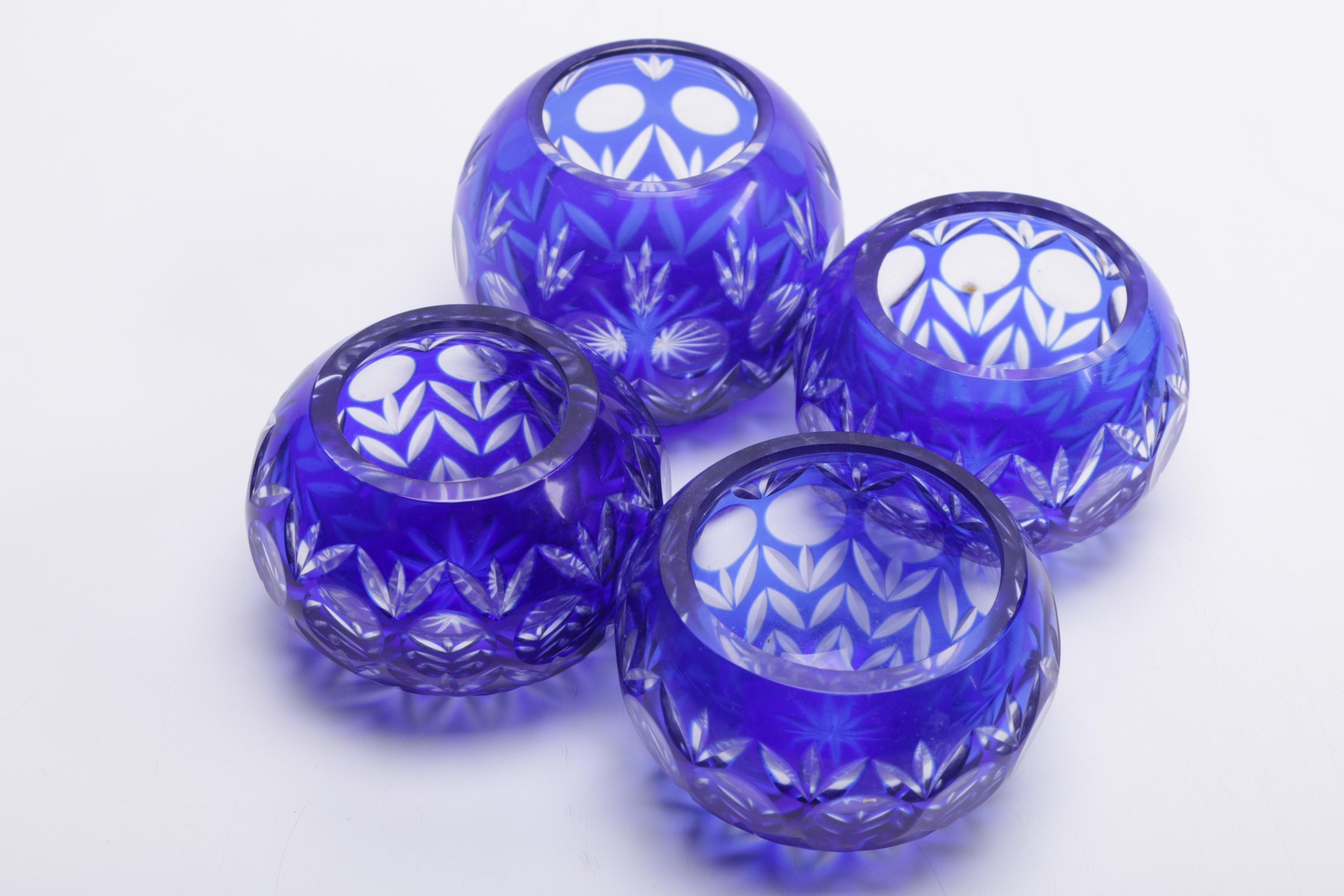 Blue Cut to Clear Glass Collection