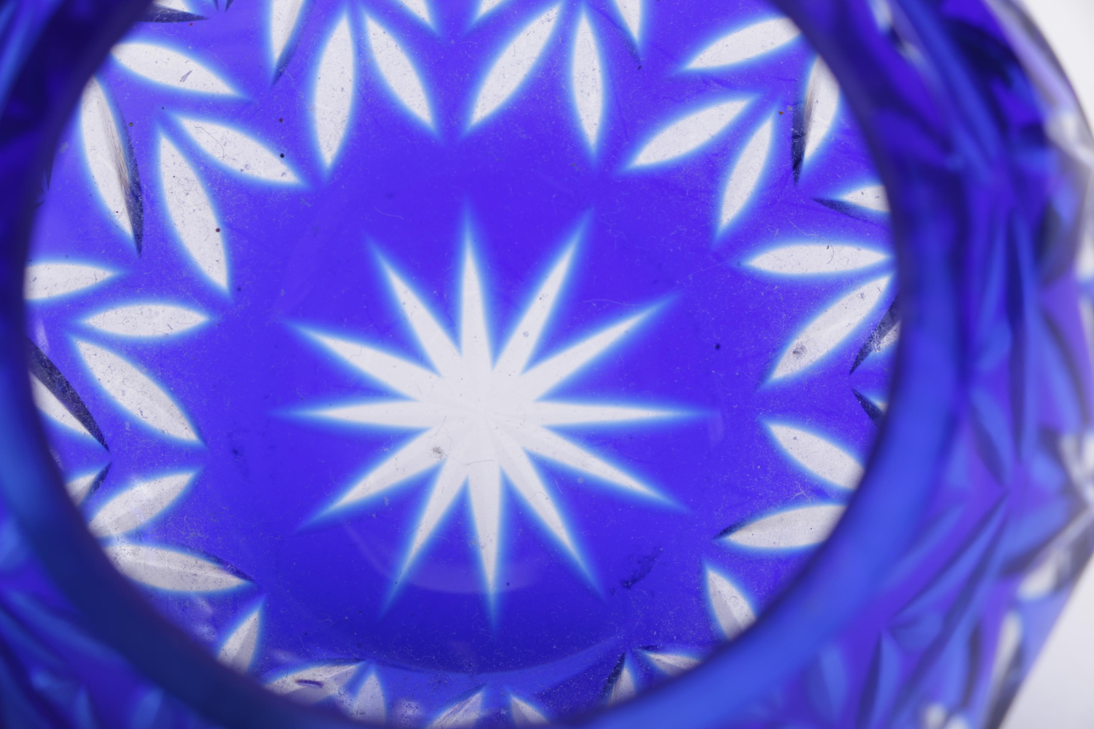 Blue Cut to Clear Glass Collection